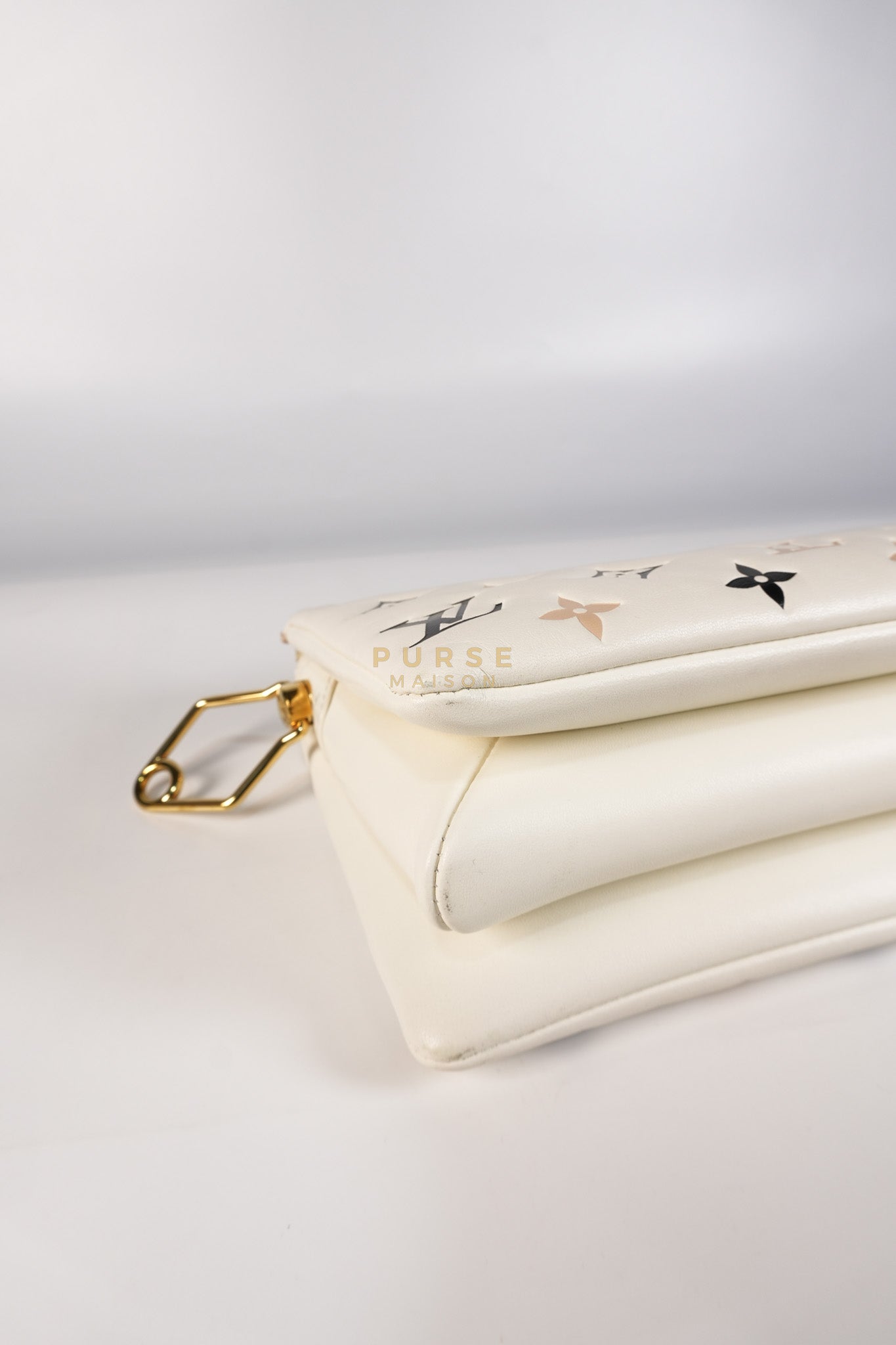 Coussin BB in Tricolor Embossed Monogram Calfskin Leather (Microchip) | Purse Maison Luxury Bags Shop