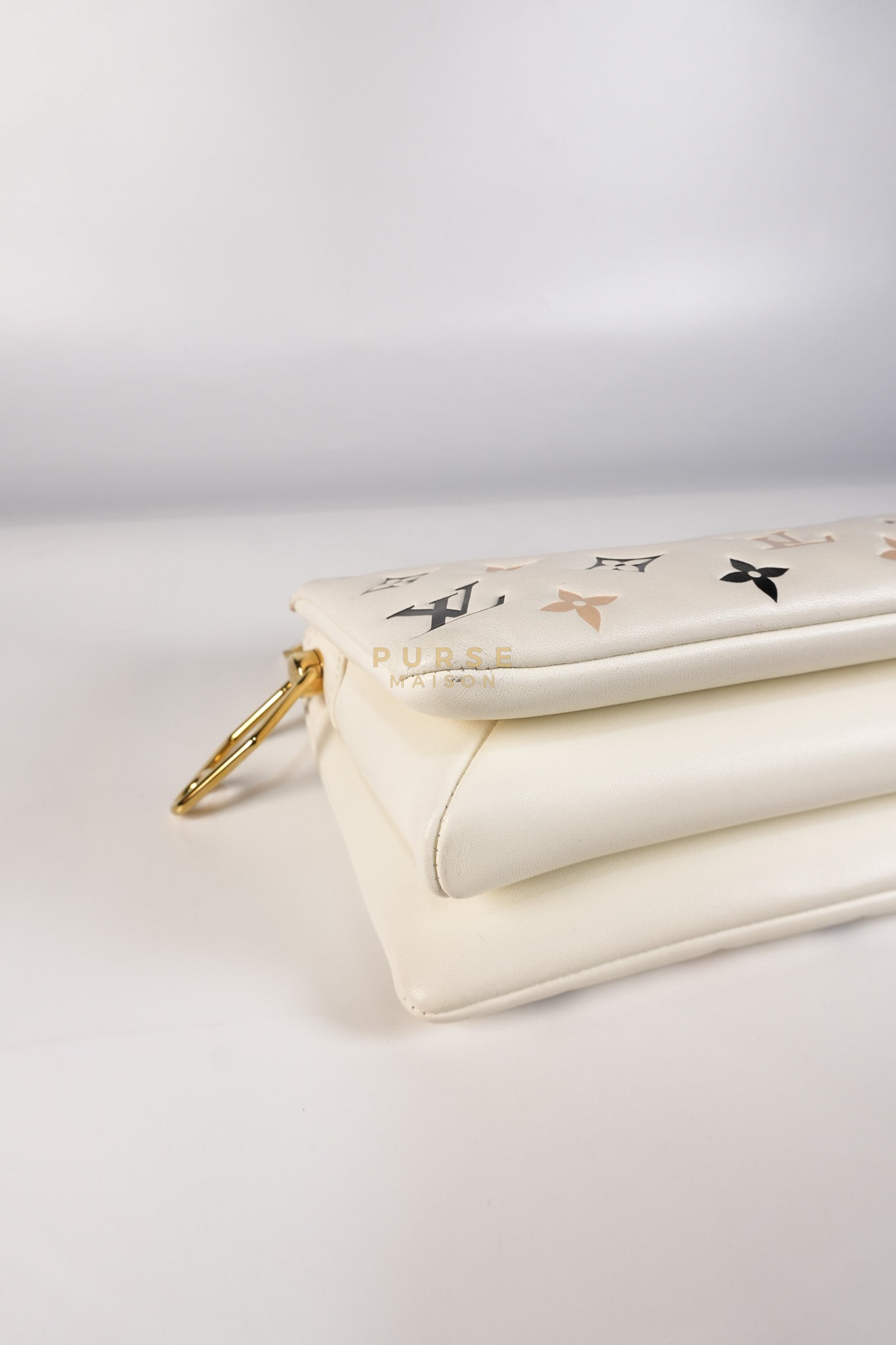 Coussin BB in Tricolor Embossed Monogram Calfskin Leather (Microchip) | Purse Maison Luxury Bags Shop