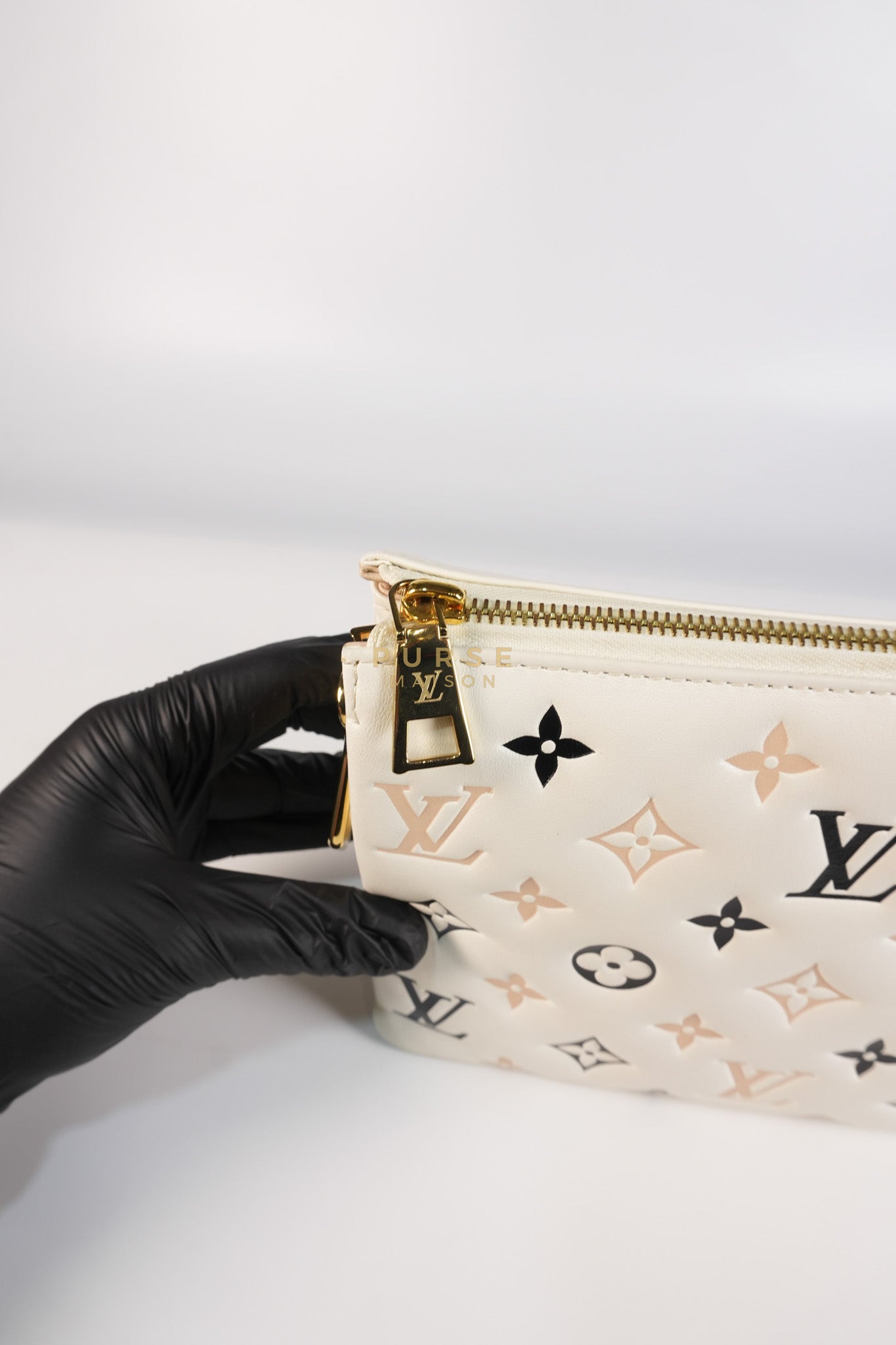 Coussin BB in Tricolor Embossed Monogram Calfskin Leather (Microchip) | Purse Maison Luxury Bags Shop