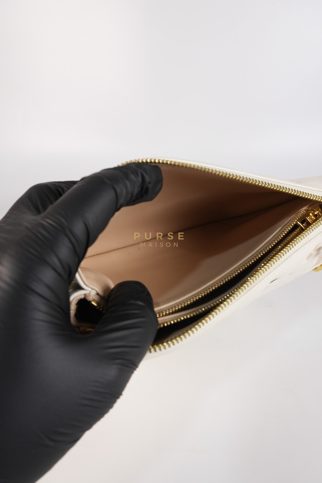 Coussin BB in Tricolor Embossed Monogram Calfskin Leather (Microchip) | Purse Maison Luxury Bags Shop