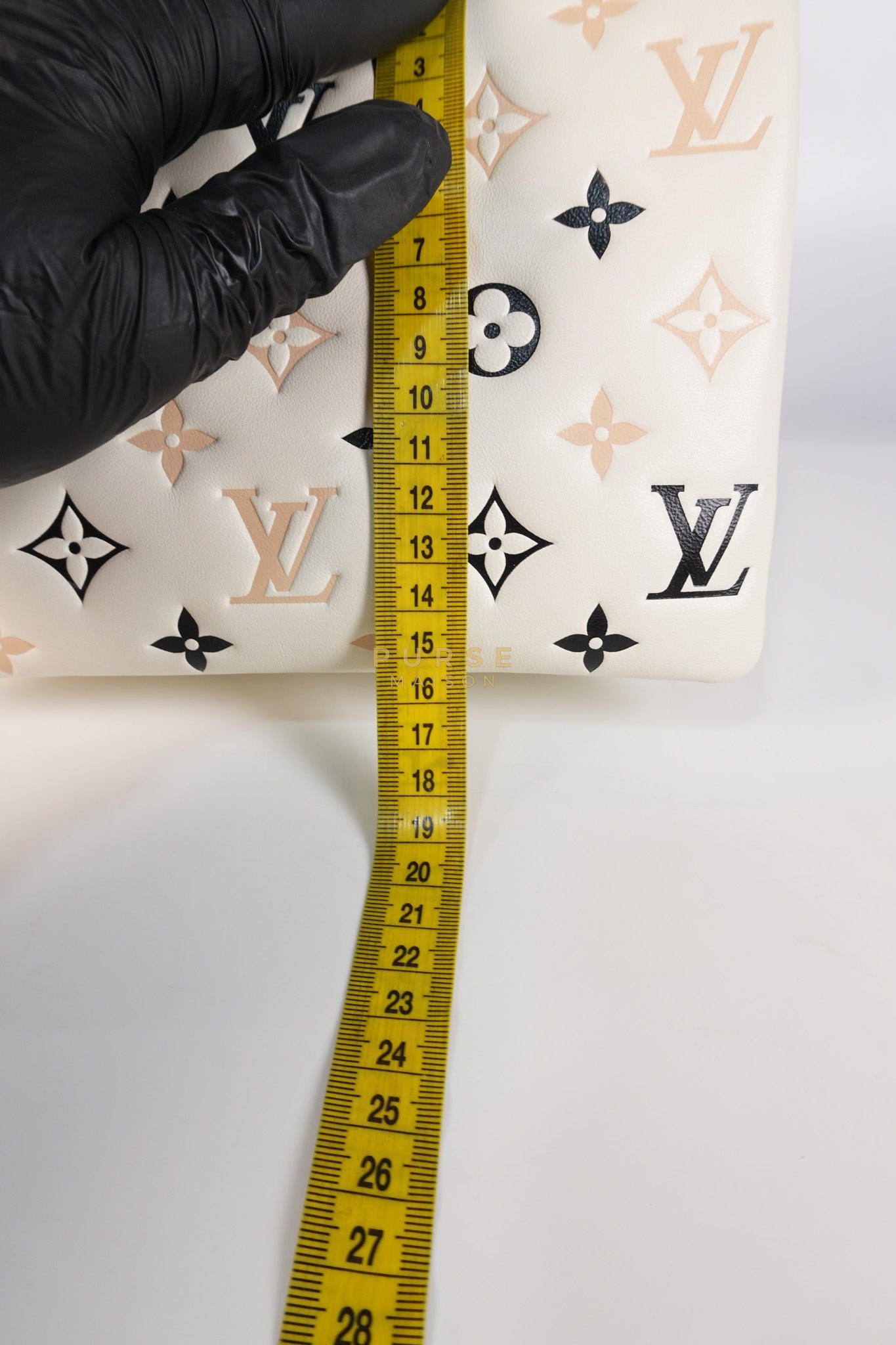 Coussin BB in Tricolor Embossed Monogram Calfskin Leather (Microchip) | Purse Maison Luxury Bags Shop