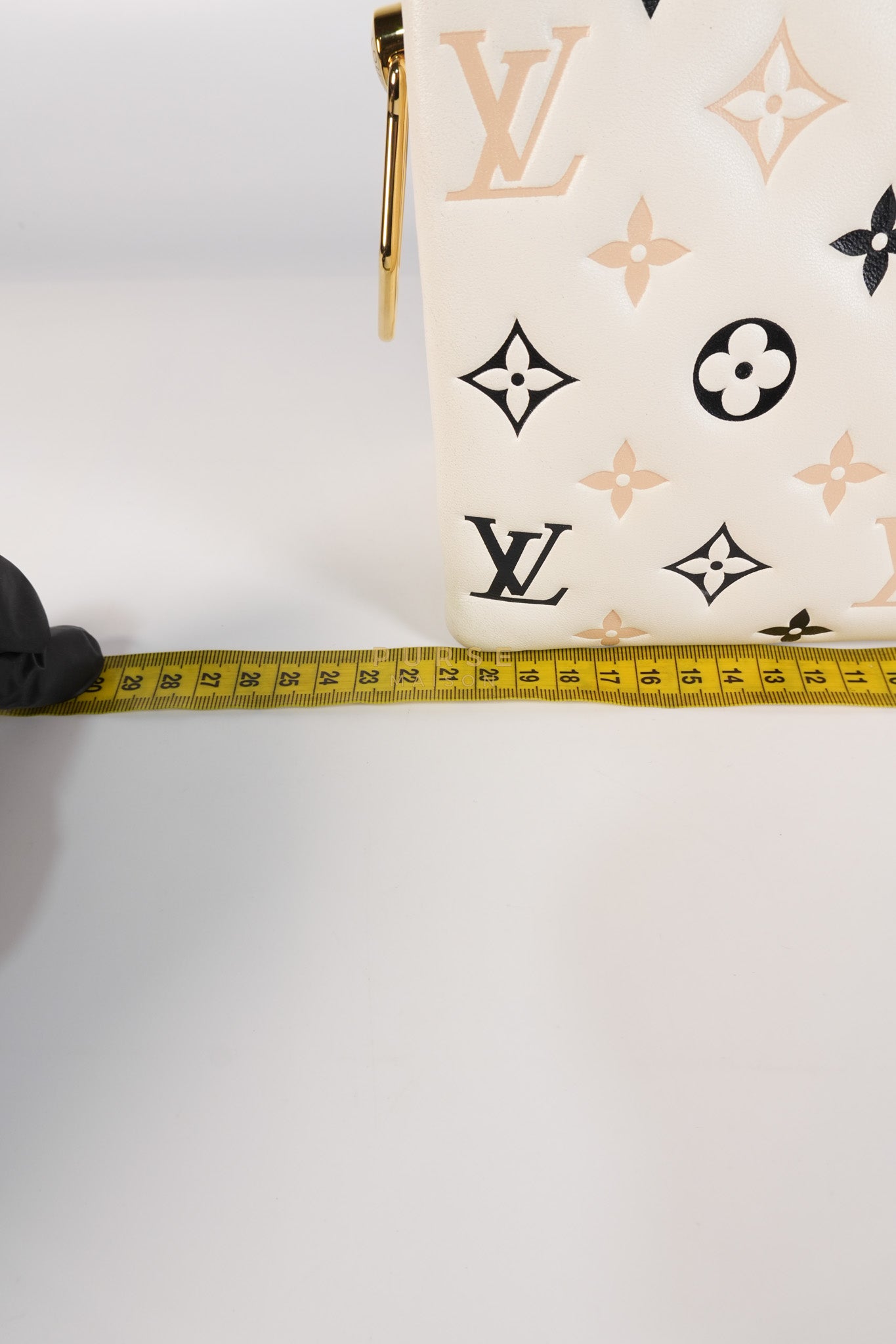 Coussin BB in Tricolor Embossed Monogram Calfskin Leather (Microchip) | Purse Maison Luxury Bags Shop