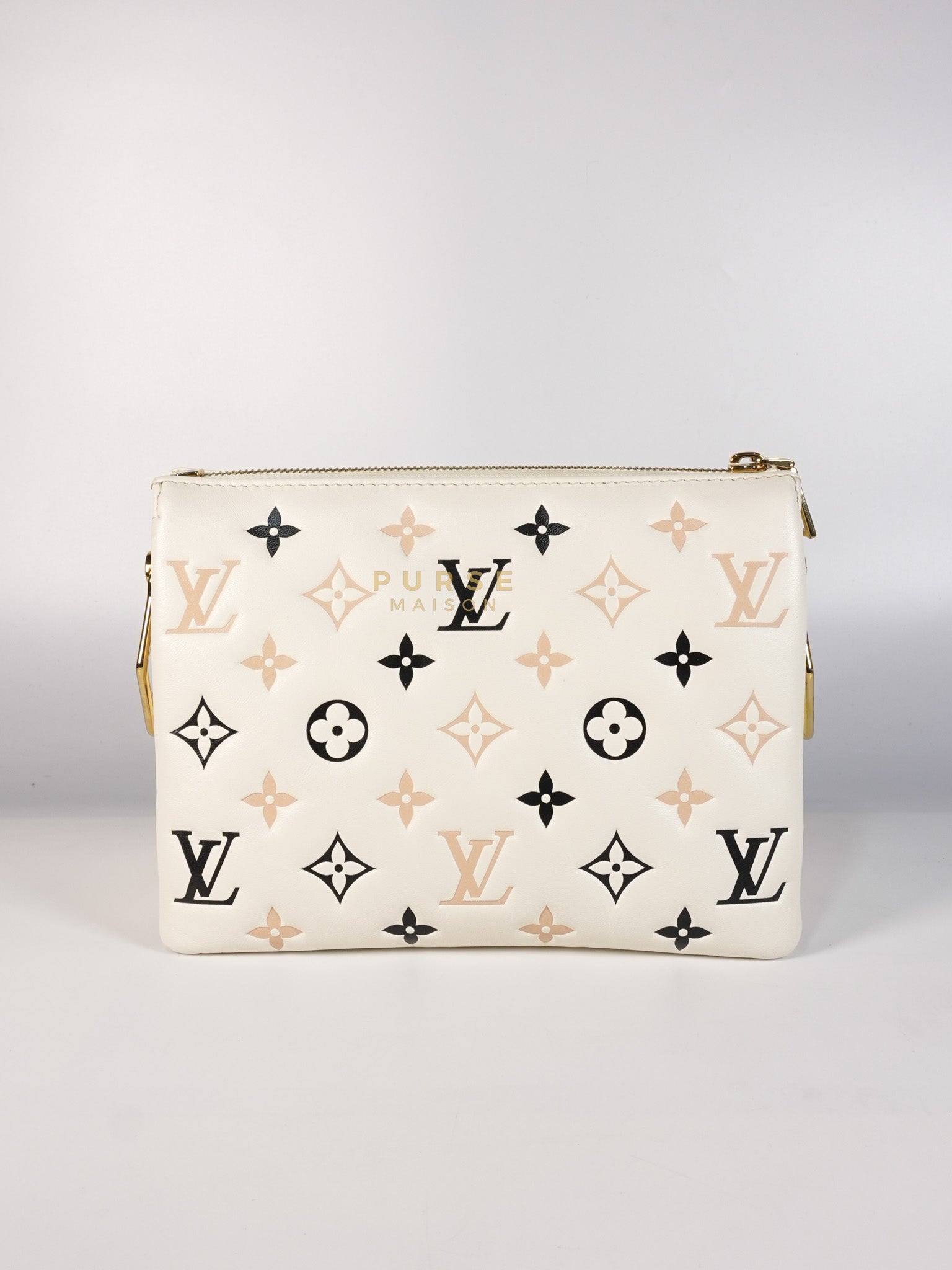 Coussin BB in Tricolor Embossed Monogram Calfskin Leather (Microchip) | Purse Maison Luxury Bags Shop