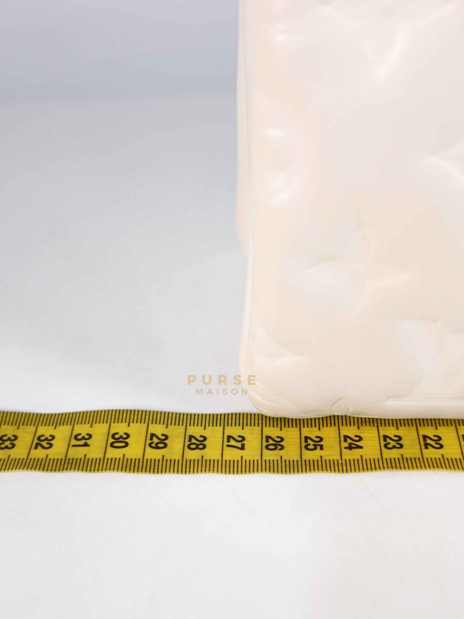 Coussin PM Bag in White Monogram Lambskin Leather (Date Code: PL1201) | Purse Maison Luxury Bags Shop