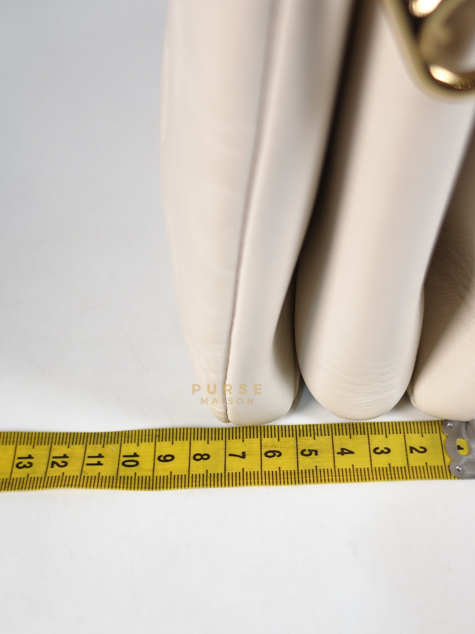 Coussin PM Bag in White Monogram Lambskin Leather (Date Code: PL1201) | Purse Maison Luxury Bags Shop