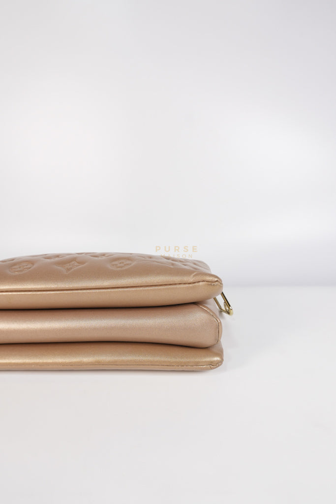 Coussin PM in Metallic Gold Monogram Lambskin Leather (Microchip) | Purse Maison Luxury Bags Shop