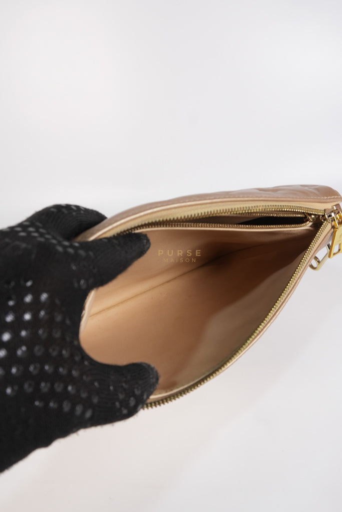 Coussin PM in Metallic Gold Monogram Lambskin Leather (Microchip) | Purse Maison Luxury Bags Shop