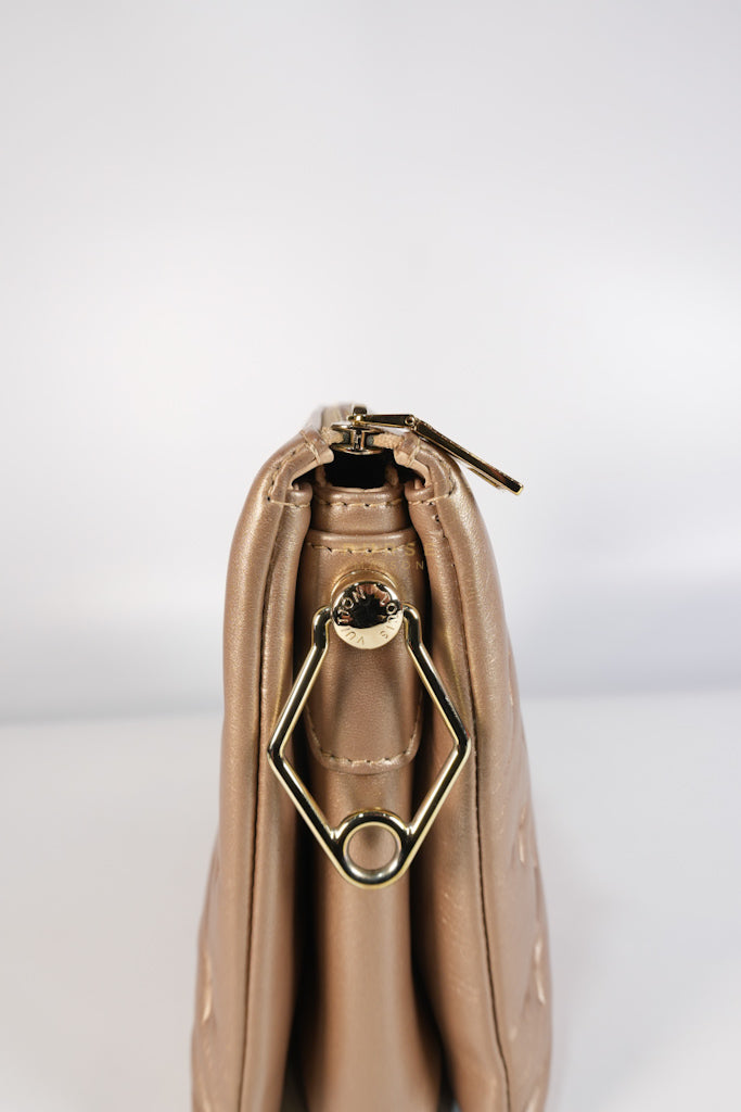 Coussin PM in Metallic Gold Monogram Lambskin Leather (Microchip) | Purse Maison Luxury Bags Shop
