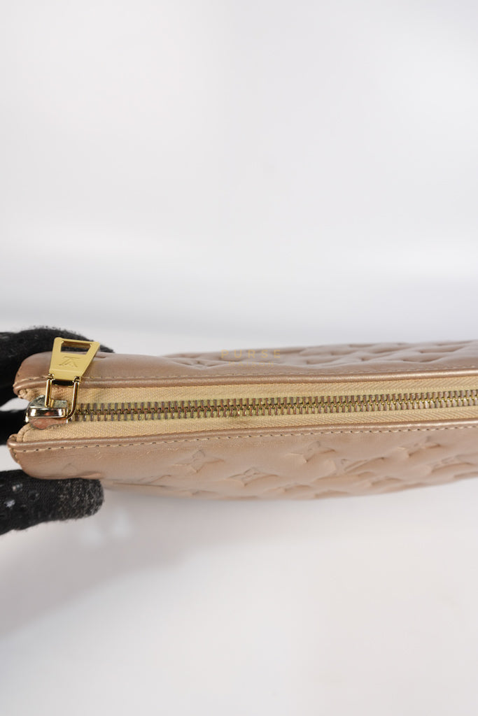 Coussin PM in Metallic Gold Monogram Lambskin Leather (Microchip) | Purse Maison Luxury Bags Shop