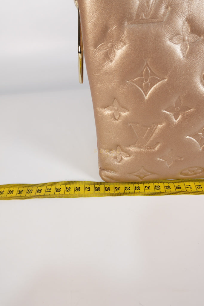 Coussin PM in Metallic Gold Monogram Lambskin Leather (Microchip) | Purse Maison Luxury Bags Shop