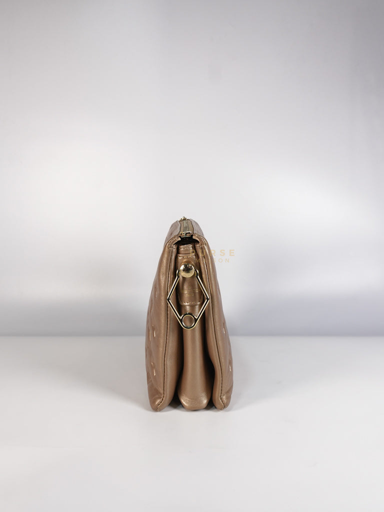 Coussin PM in Metallic Gold Monogram Lambskin Leather (Microchip) | Purse Maison Luxury Bags Shop
