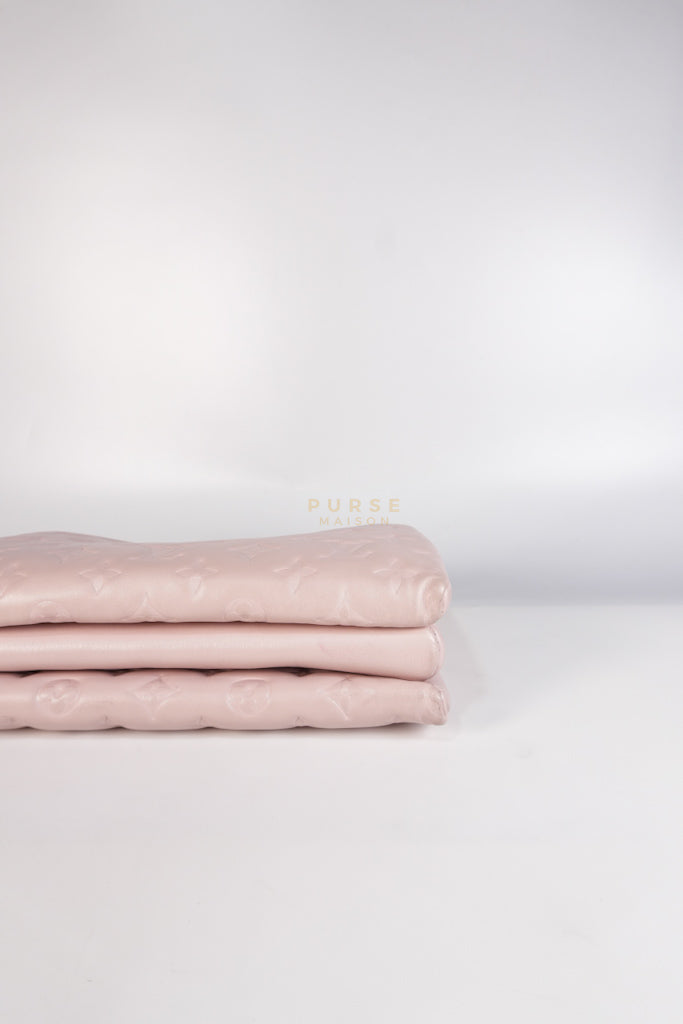 Coussin PM Rose Pink in Embossed Monogram Calfskin Leather (Microchip) | Purse Maison Luxury Bags Shop