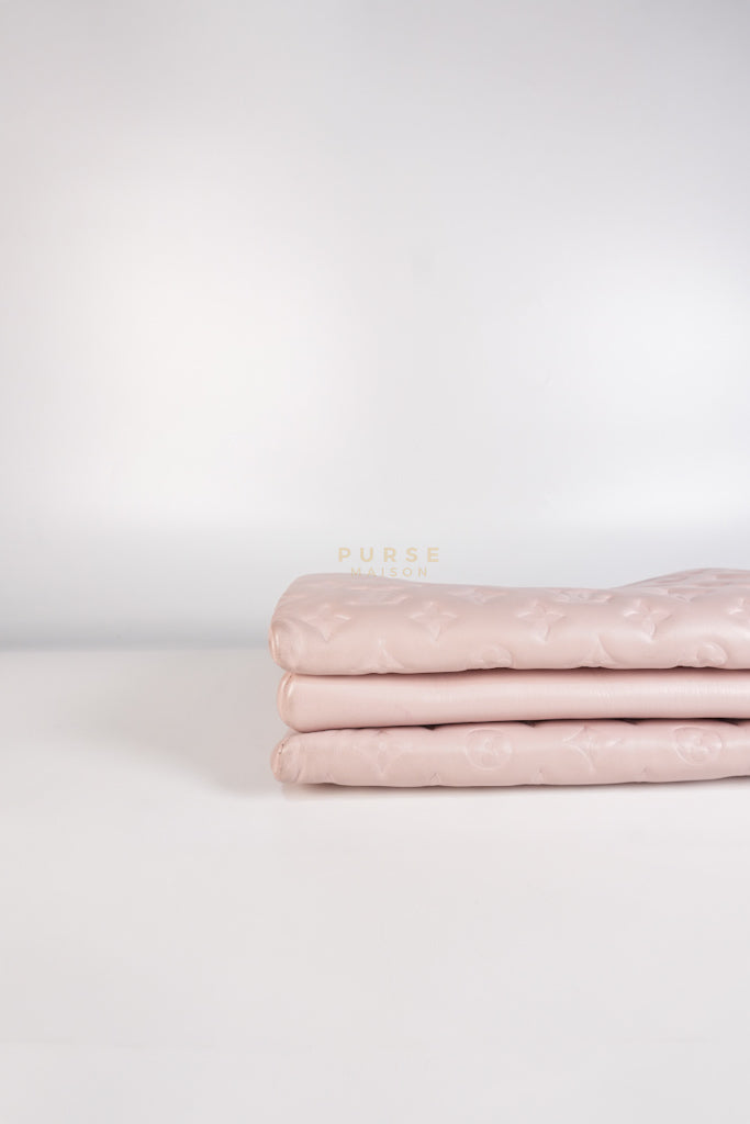 Coussin PM Rose Pink in Embossed Monogram Calfskin Leather (Microchip) | Purse Maison Luxury Bags Shop