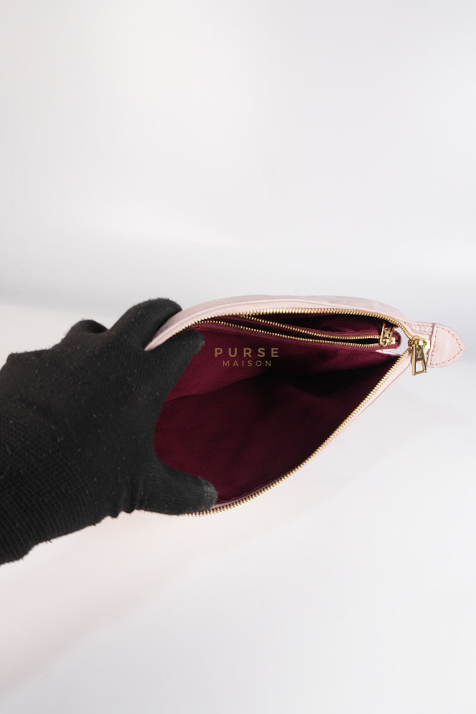 Coussin PM Rose Pink in Embossed Monogram Calfskin Leather (Microchip) | Purse Maison Luxury Bags Shop