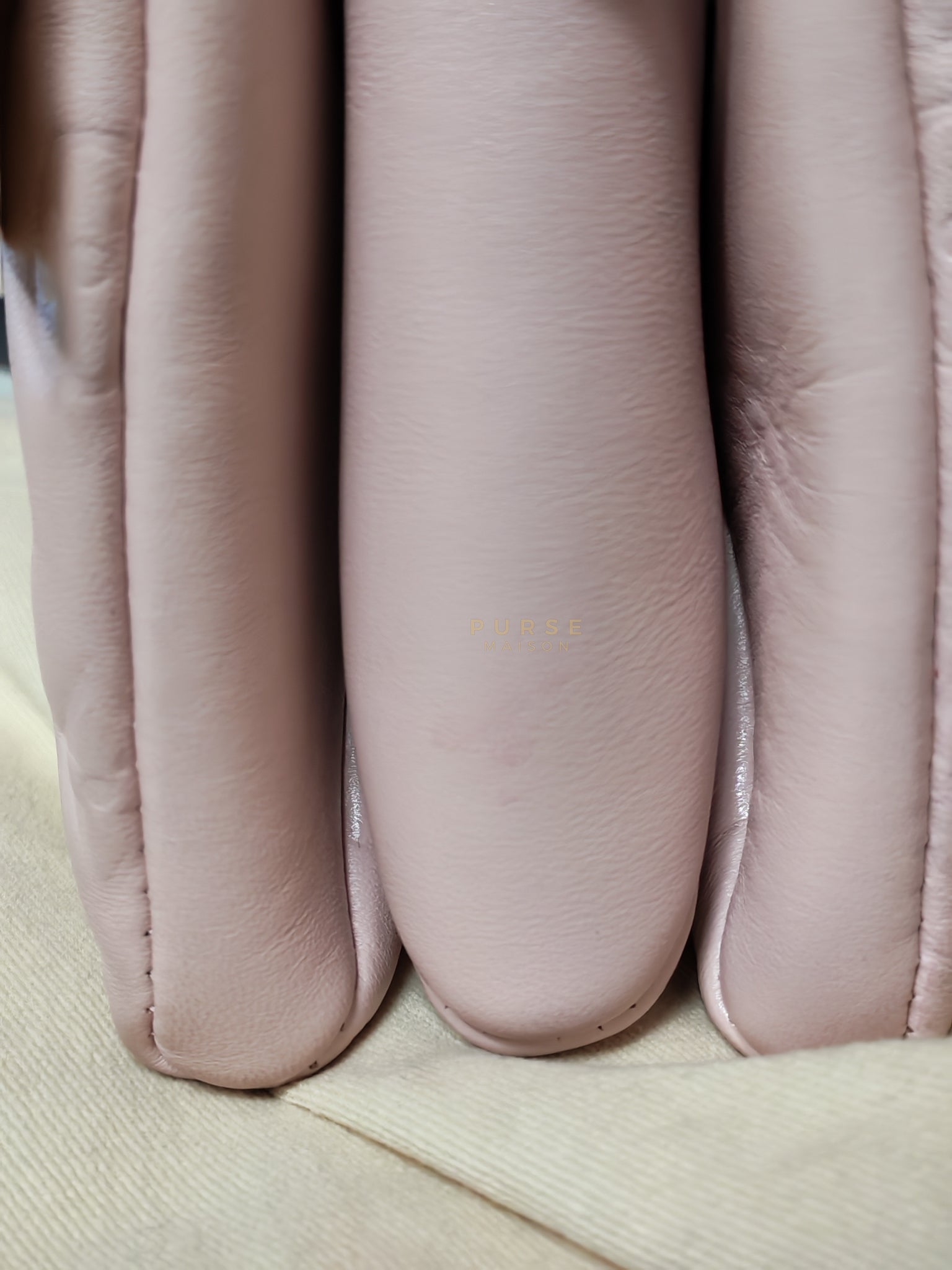 Coussin PM Rose Pink in Embossed Monogram Calfskin Leather (Microchip) | Purse Maison Luxury Bags Shop