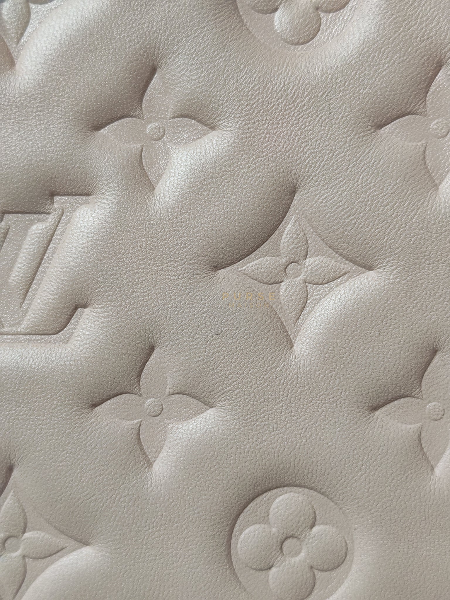 Coussin PM Rose Pink in Embossed Monogram Calfskin Leather (Microchip) | Purse Maison Luxury Bags Shop