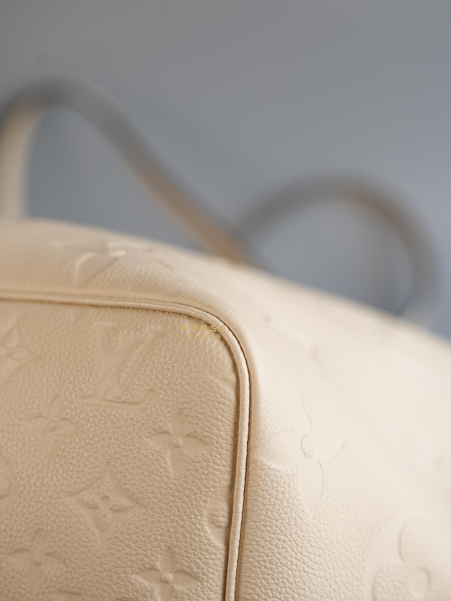 Creme Empreinte Leather Neverfull MM Bag | Purse Maison Luxury Bags Shop
