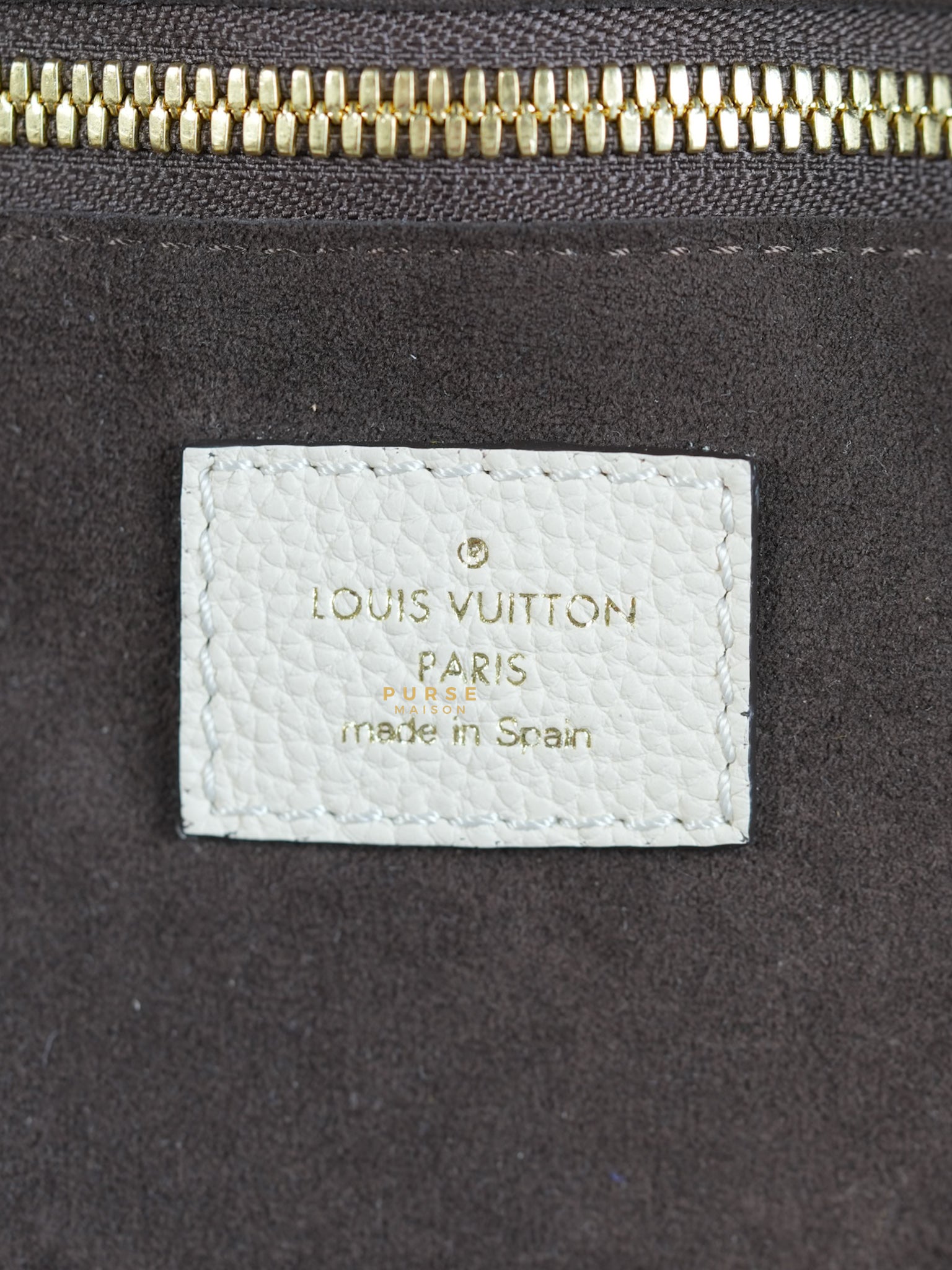 Creme Empreinte Leather Neverfull MM Bag | Purse Maison Luxury Bags Shop