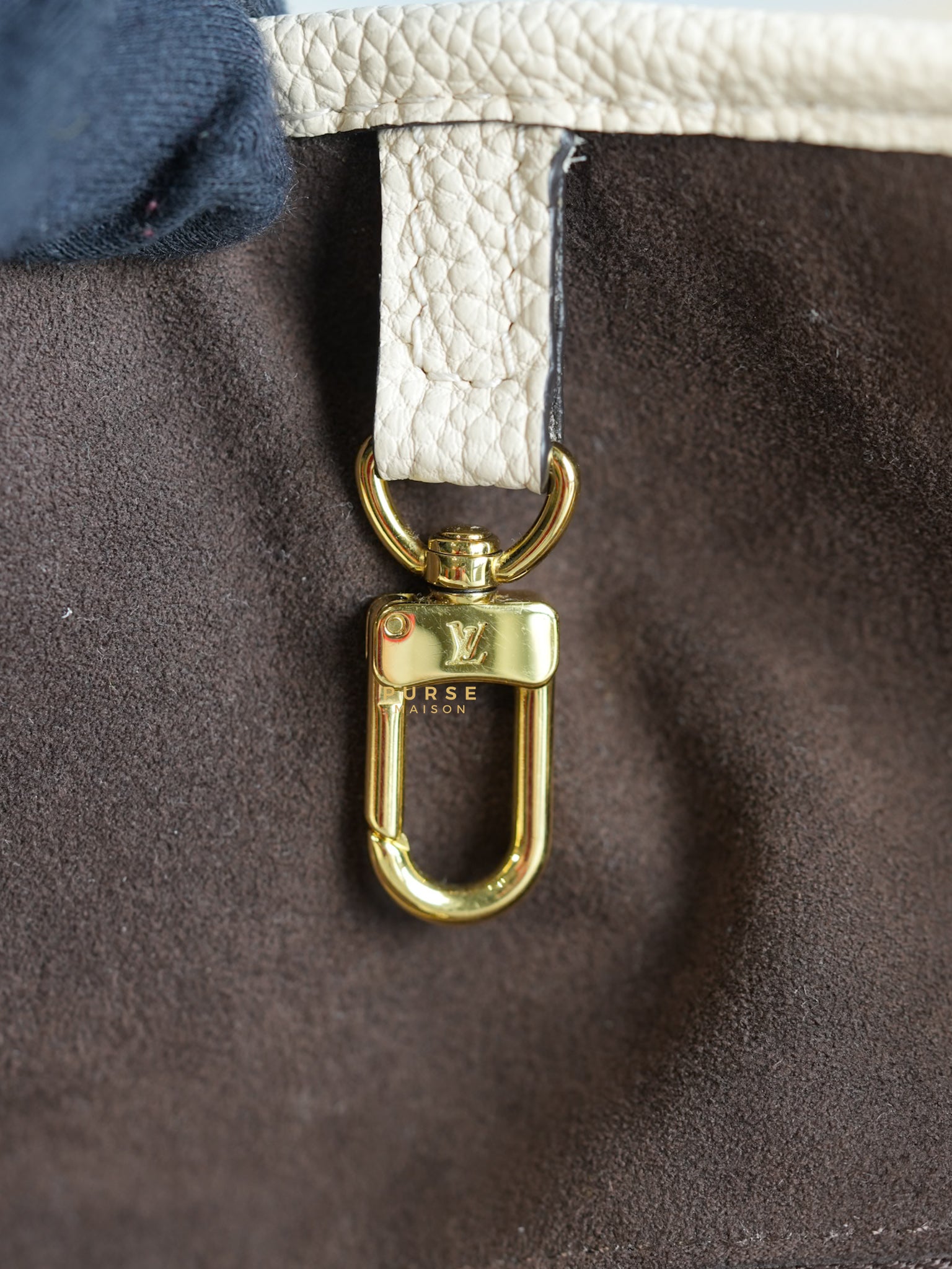 Creme Empreinte Leather Neverfull MM Bag | Purse Maison Luxury Bags Shop