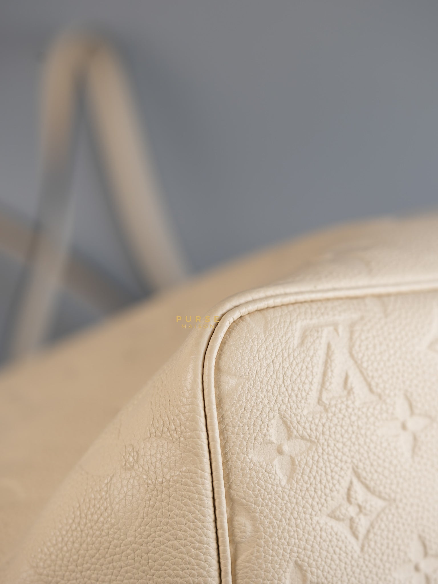Creme Empreinte Leather Neverfull MM Bag | Purse Maison Luxury Bags Shop