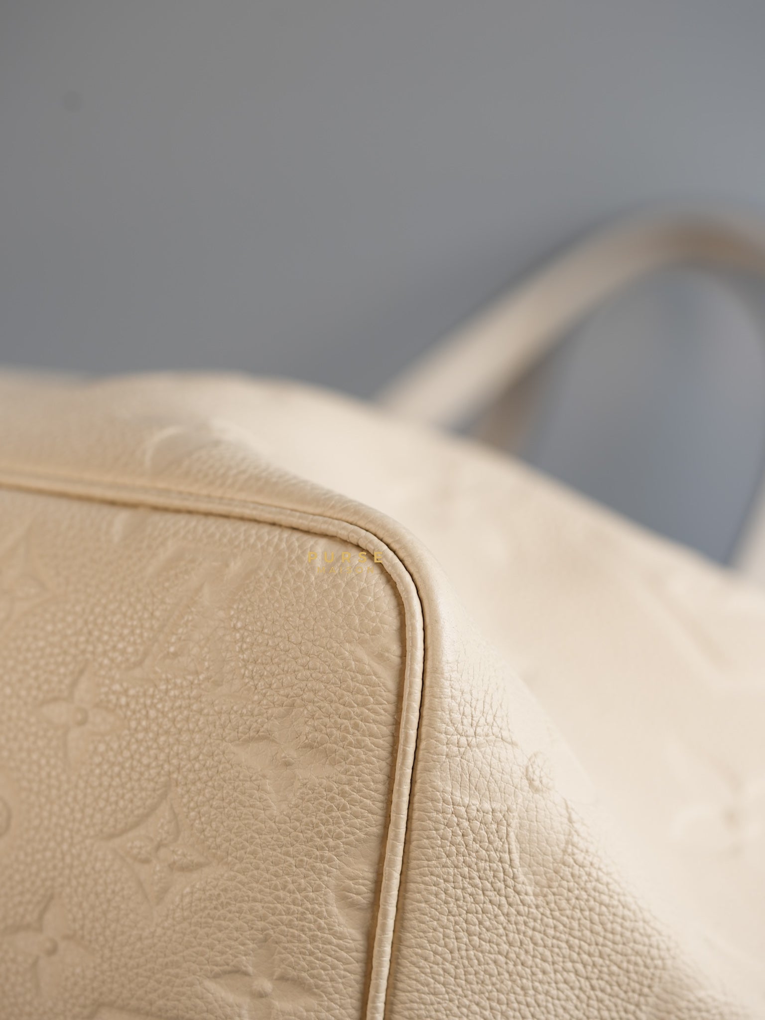 Creme Empreinte Leather Neverfull MM Bag | Purse Maison Luxury Bags Shop