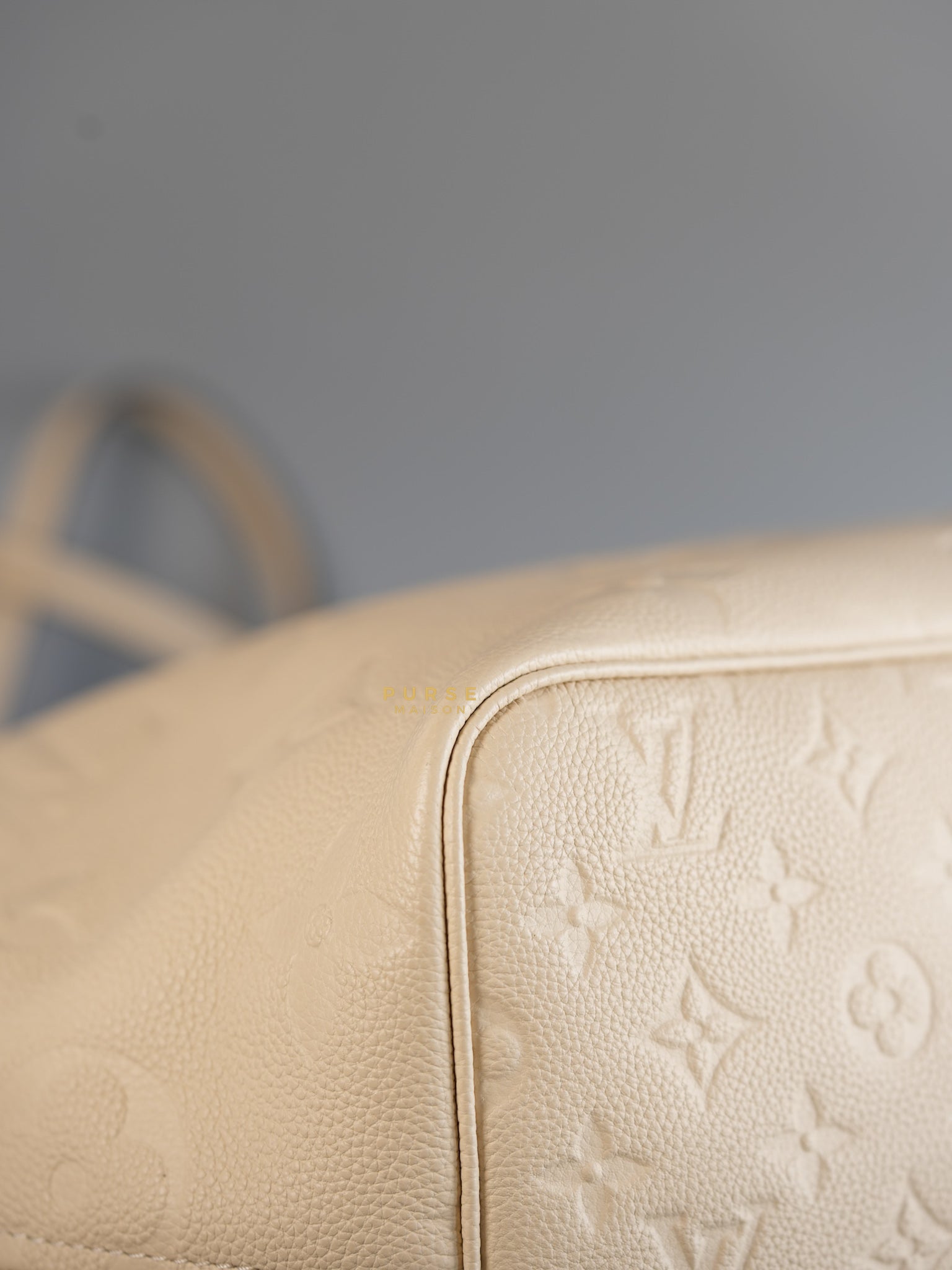Creme Empreinte Leather Neverfull MM Bag | Purse Maison Luxury Bags Shop