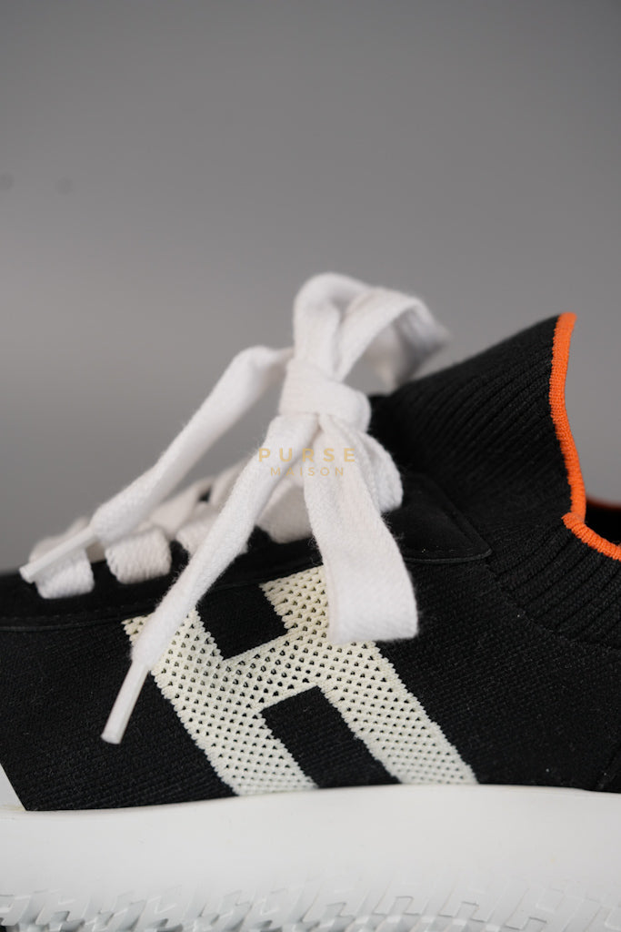 Crew Sneakers in Black & White Size 37.5 Eu (23cm) | Purse Maison Luxury Bags Shop