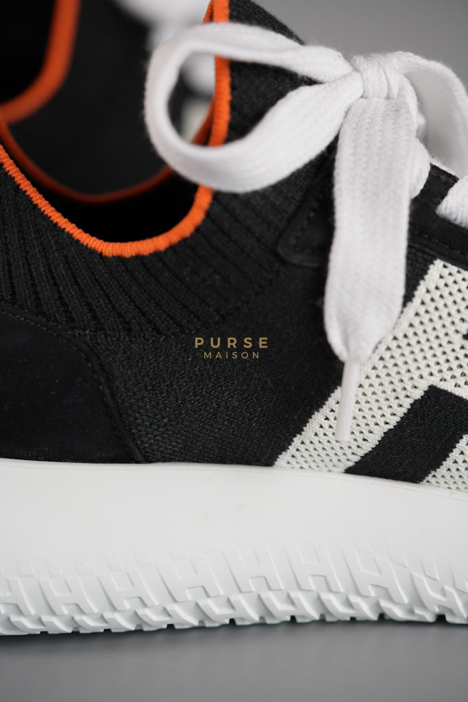 Crew Sneakers in Black & White Size 37.5 Eu (23cm) | Purse Maison Luxury Bags Shop