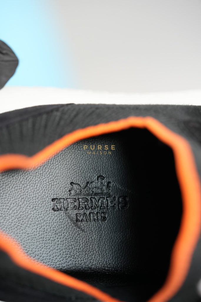 Crew Sneakers in Black & White Size 37.5 Eu (23cm) | Purse Maison Luxury Bags Shop