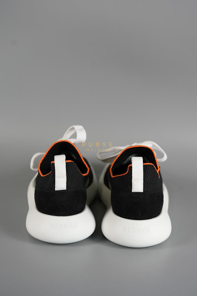 Crew Sneakers in Black & White Size 37.5 Eu (23cm) | Purse Maison Luxury Bags Shop