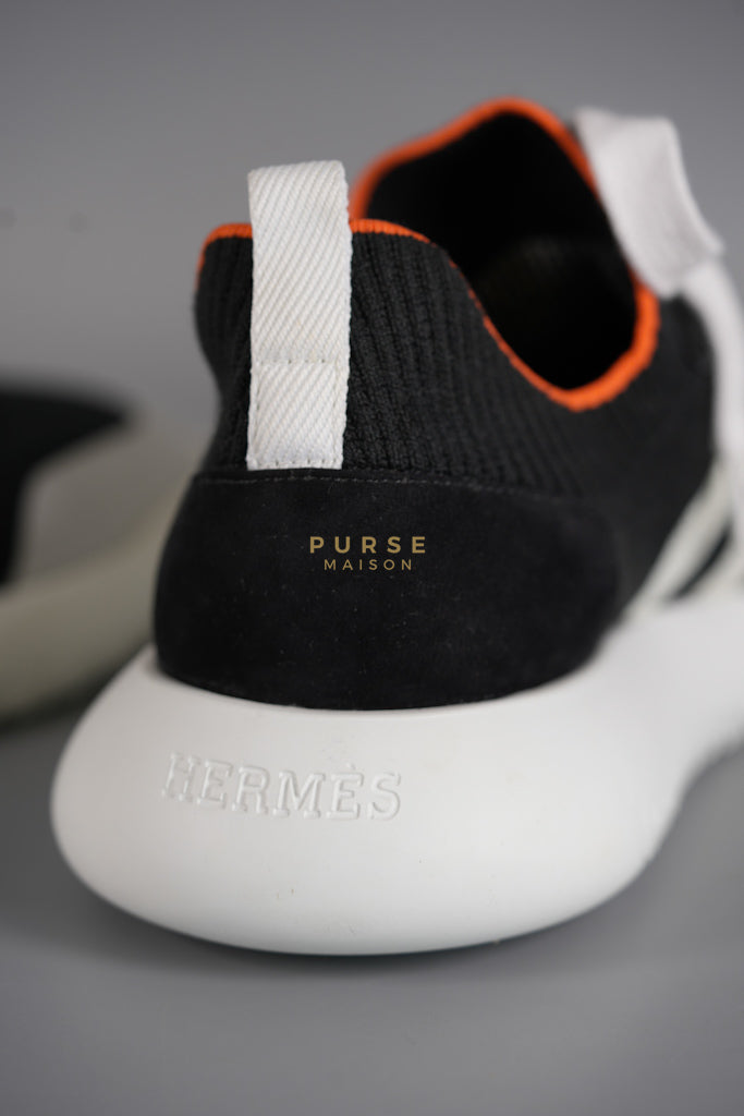 Crew Sneakers in Black & White Size 37.5 Eu (23cm) | Purse Maison Luxury Bags Shop