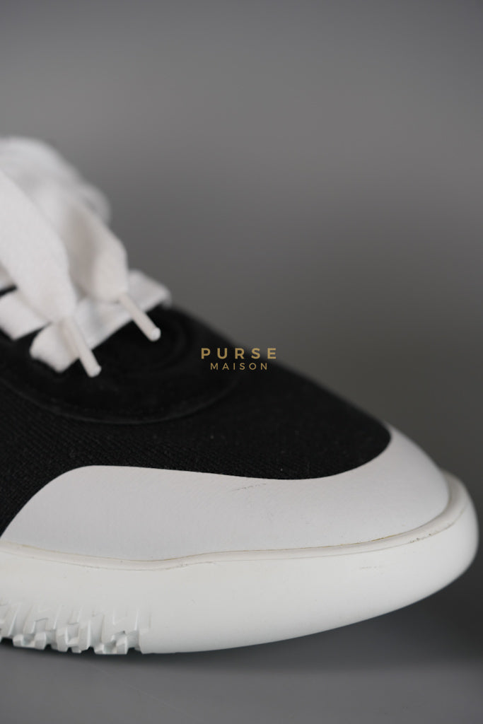 Crew Sneakers in Black & White Size 37.5 Eu (23cm) | Purse Maison Luxury Bags Shop