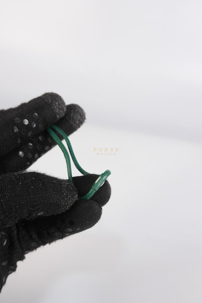 Croc Universal Bag Charm in Vert (Green) | Purse Maison Luxury Bags Shop