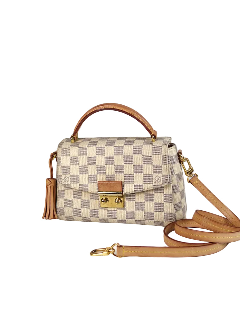 Croisette in Damier Azur Canvas (Date Code: ML2230) | Purse Maison Luxury Bags Shop