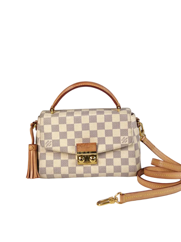 Croisette in Damier Azur Canvas (Date Code: ML2230) | Purse Maison Luxury Bags Shop
