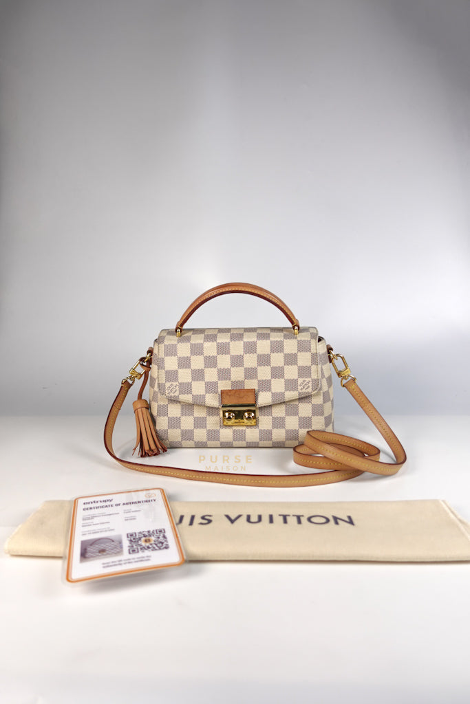 Croisette in Damier Azur Canvas (Date Code: ML2230) | Purse Maison Luxury Bags Shop