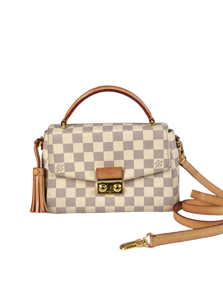 Croisette in Damier Azur Canvas (Date Code: ML2230) | Purse Maison Luxury Bags Shop
