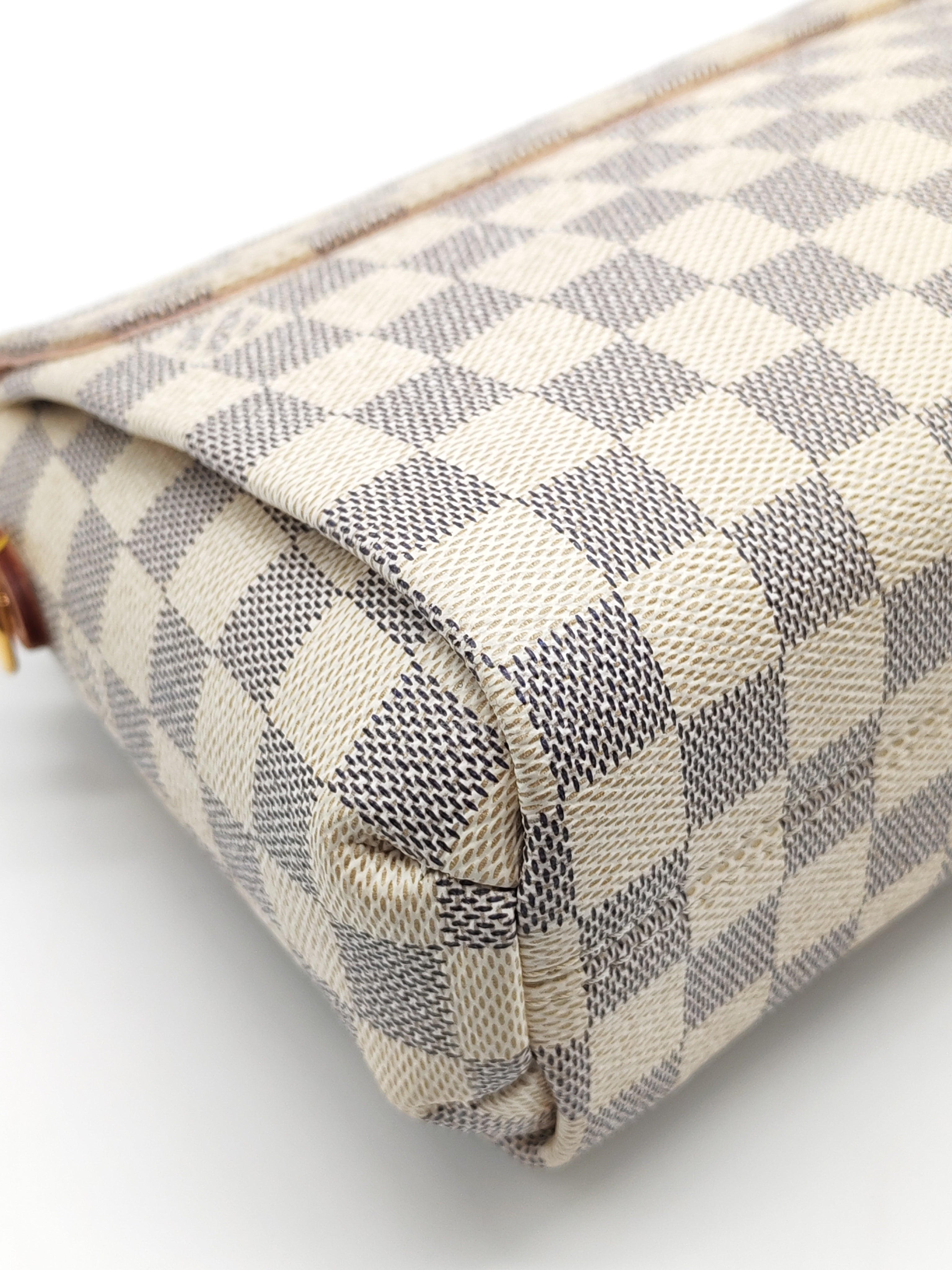 Croisette in Damier Azur Canvas & Gold Hardware (Datecode: ML2189) | Purse Maison Luxury Bags Shop