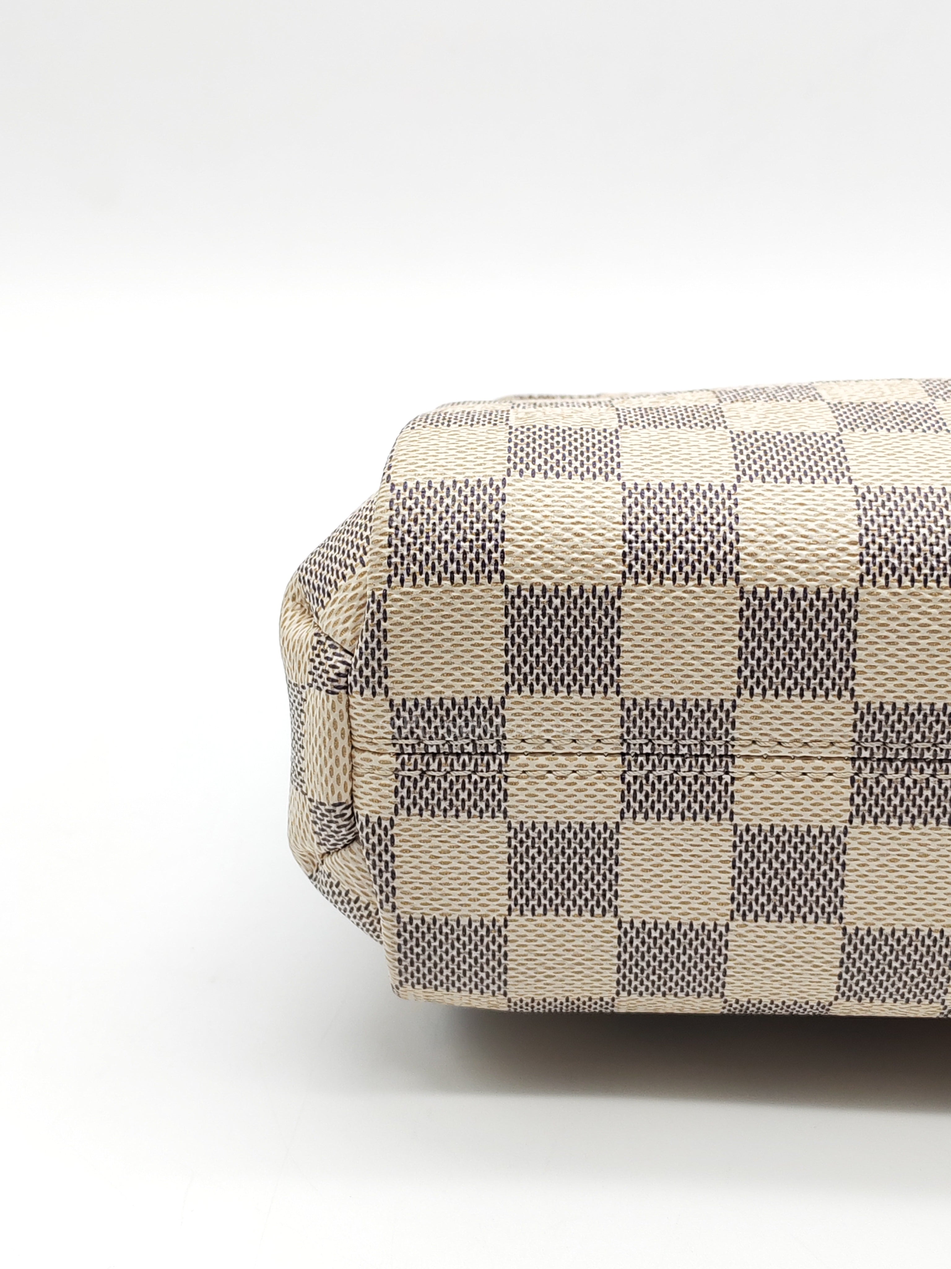 Croisette in Damier Azur Canvas & Gold Hardware (Datecode: ML2189) | Purse Maison Luxury Bags Shop