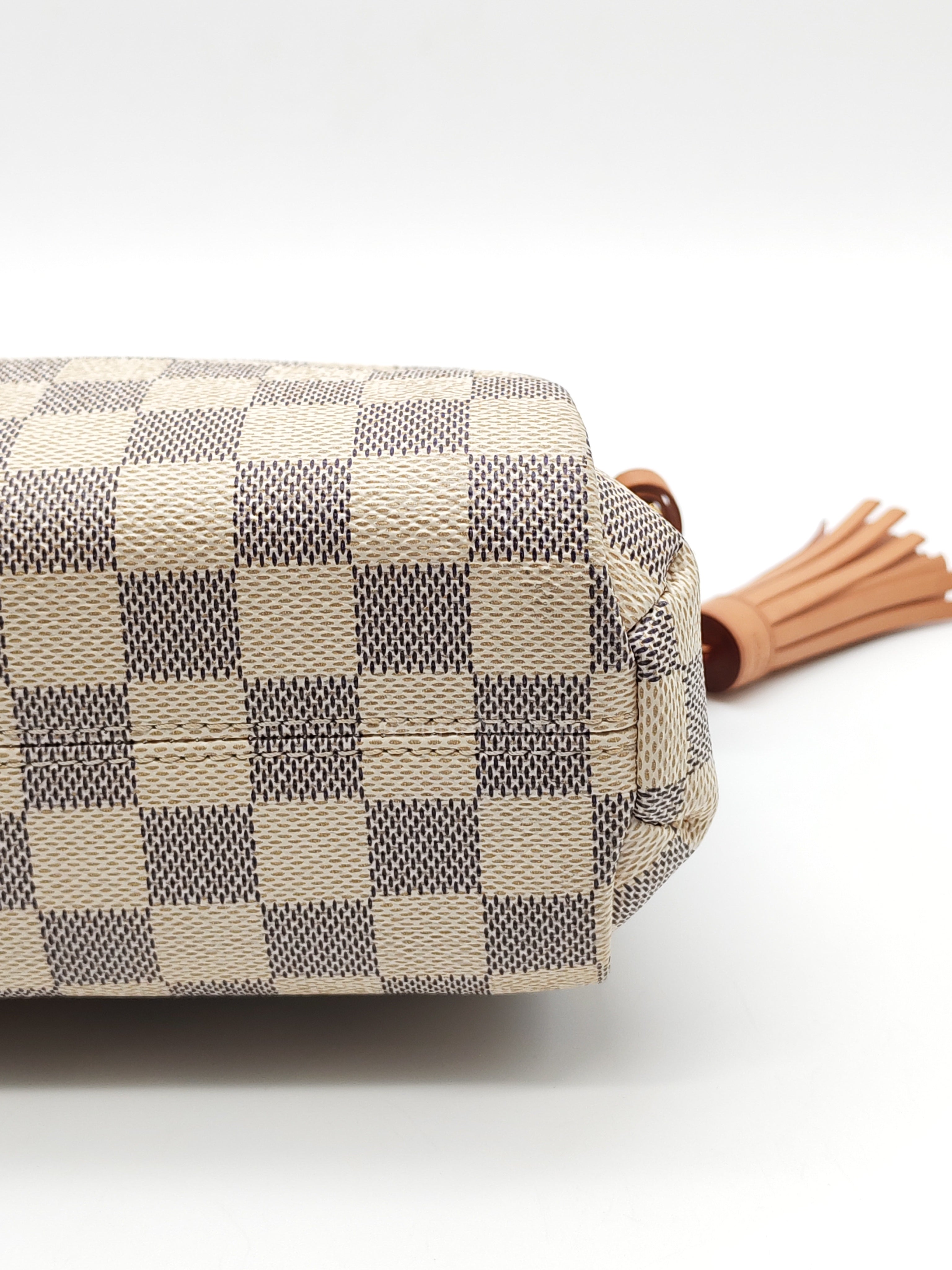 Croisette in Damier Azur Canvas & Gold Hardware (Datecode: ML2189) | Purse Maison Luxury Bags Shop