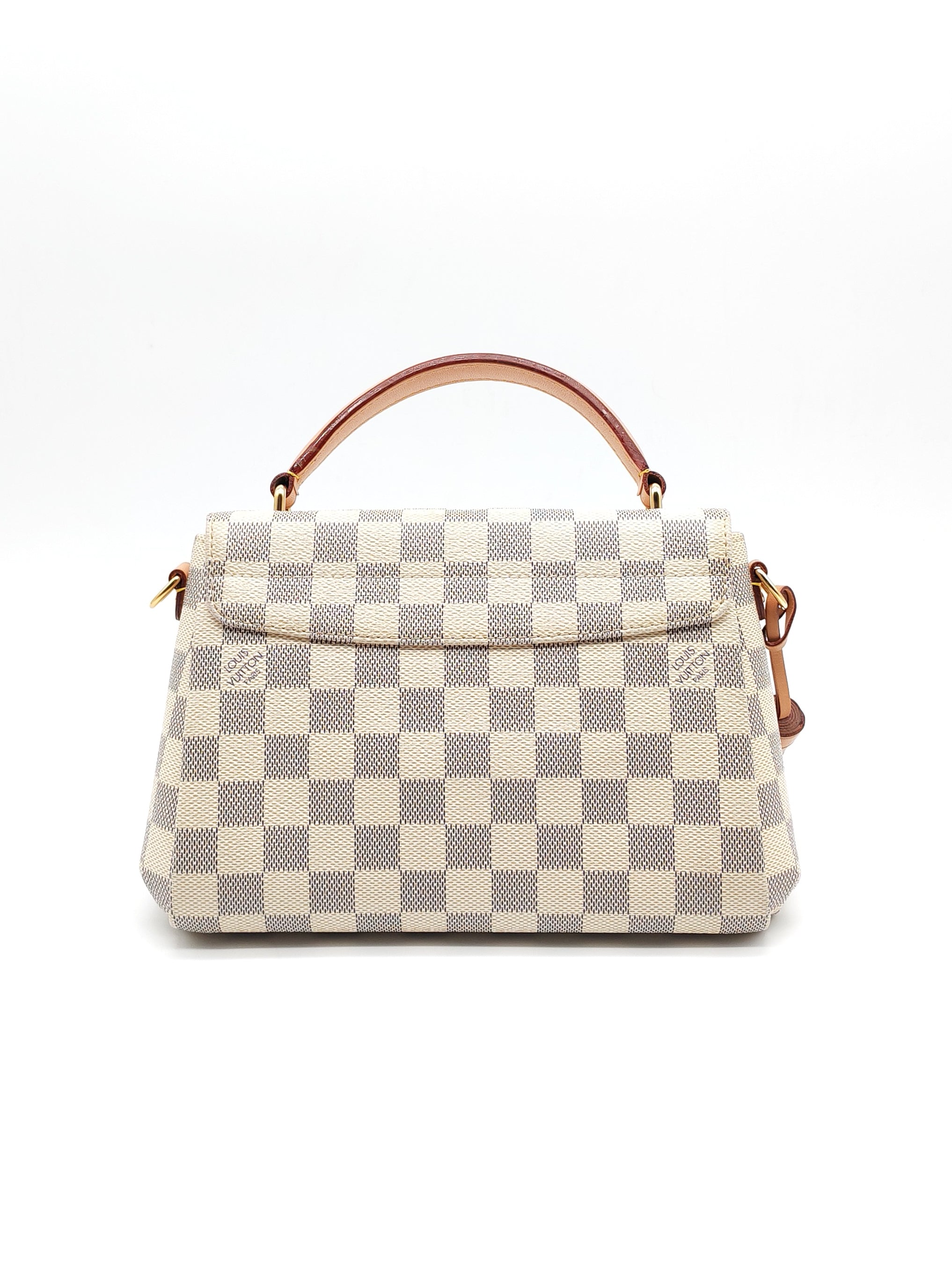 Croisette in Damier Azur Canvas & Gold Hardware (Datecode: ML2189) | Purse Maison Luxury Bags Shop
