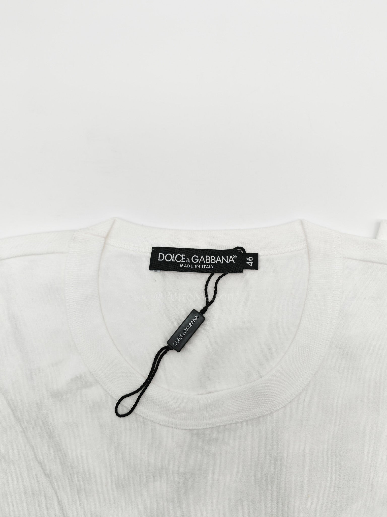 Cupid Heart White T-shirt for Men Size 46 | Purse Maison Luxury Bags Shop