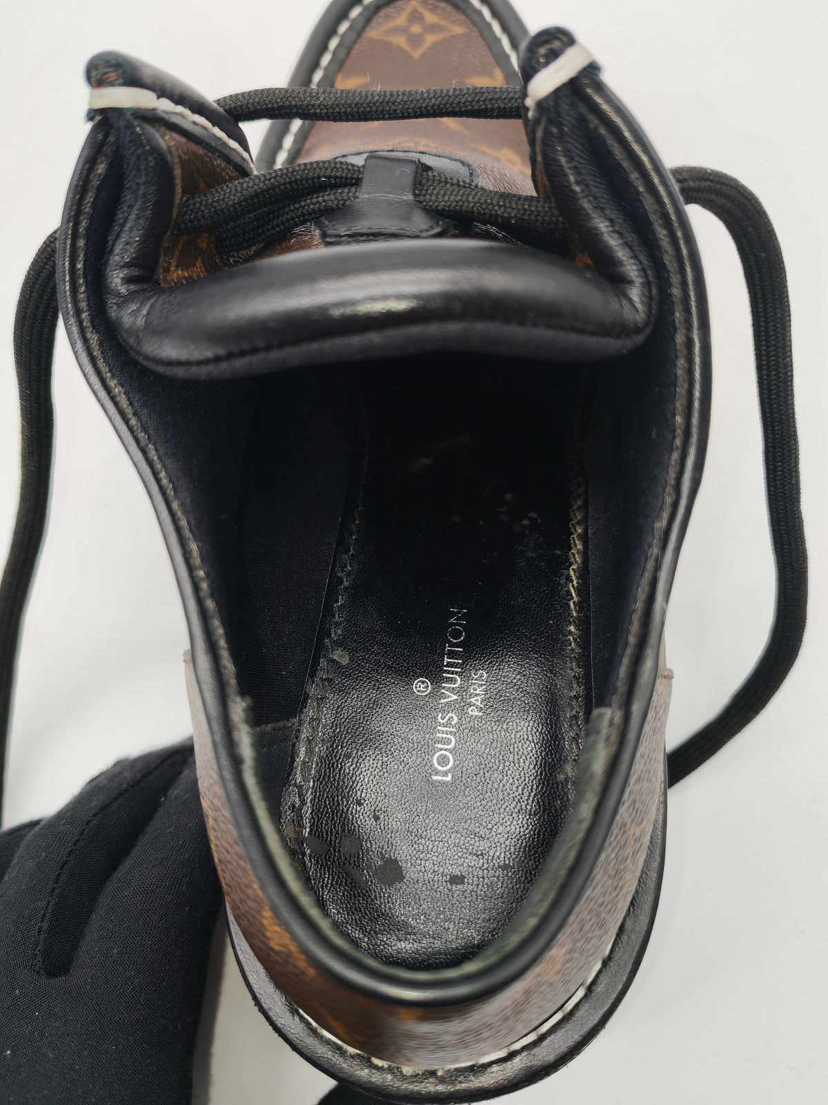 Louis Vuitton Beaubourg Platform Derby Shoes in Monogram Canvas Size 38 EU (25 cm)