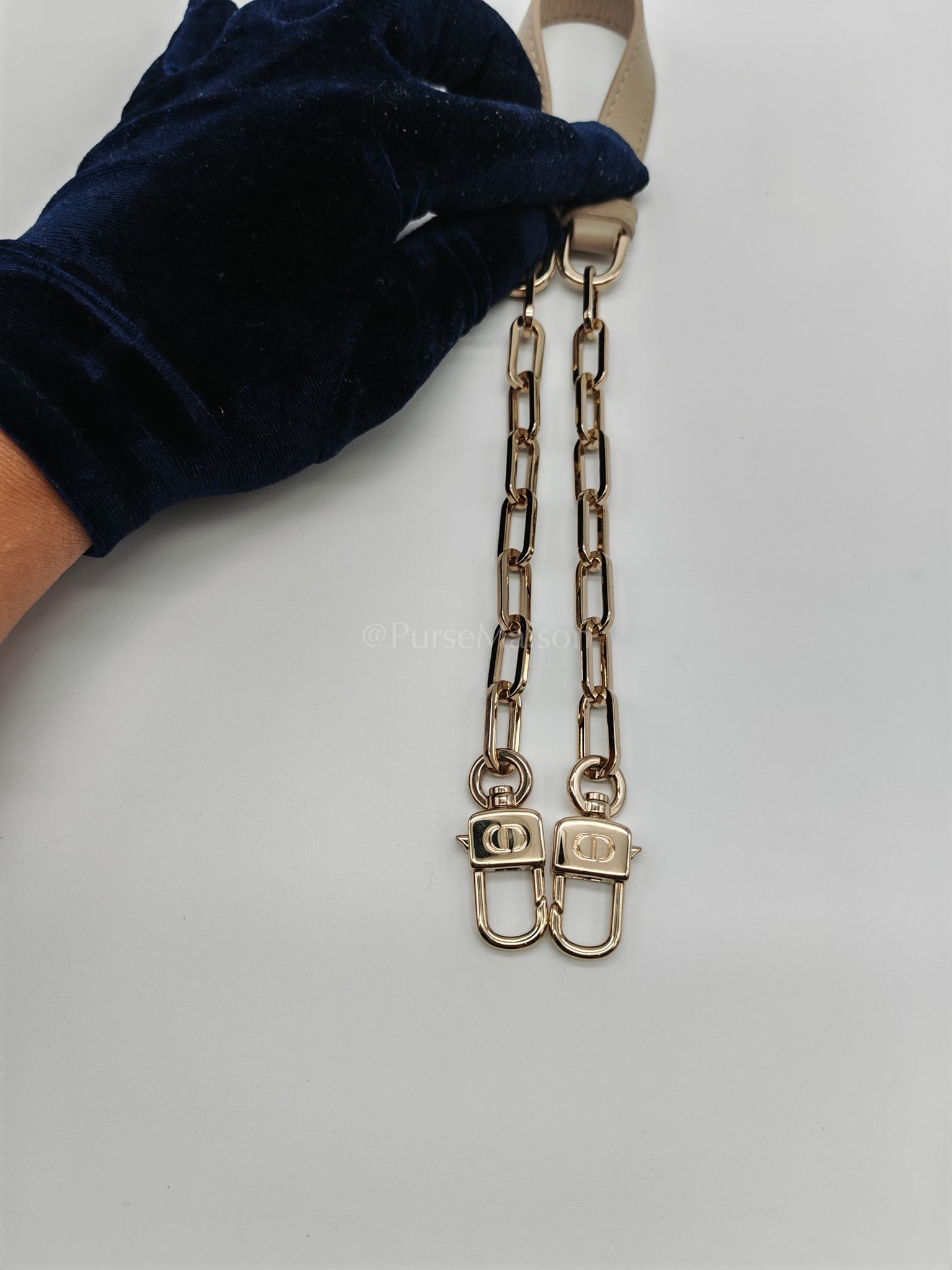 D-Joy Medium Sable Cannage lambskin Leather in Light Gold Hardware | Purse Maison Luxury Bags Shop