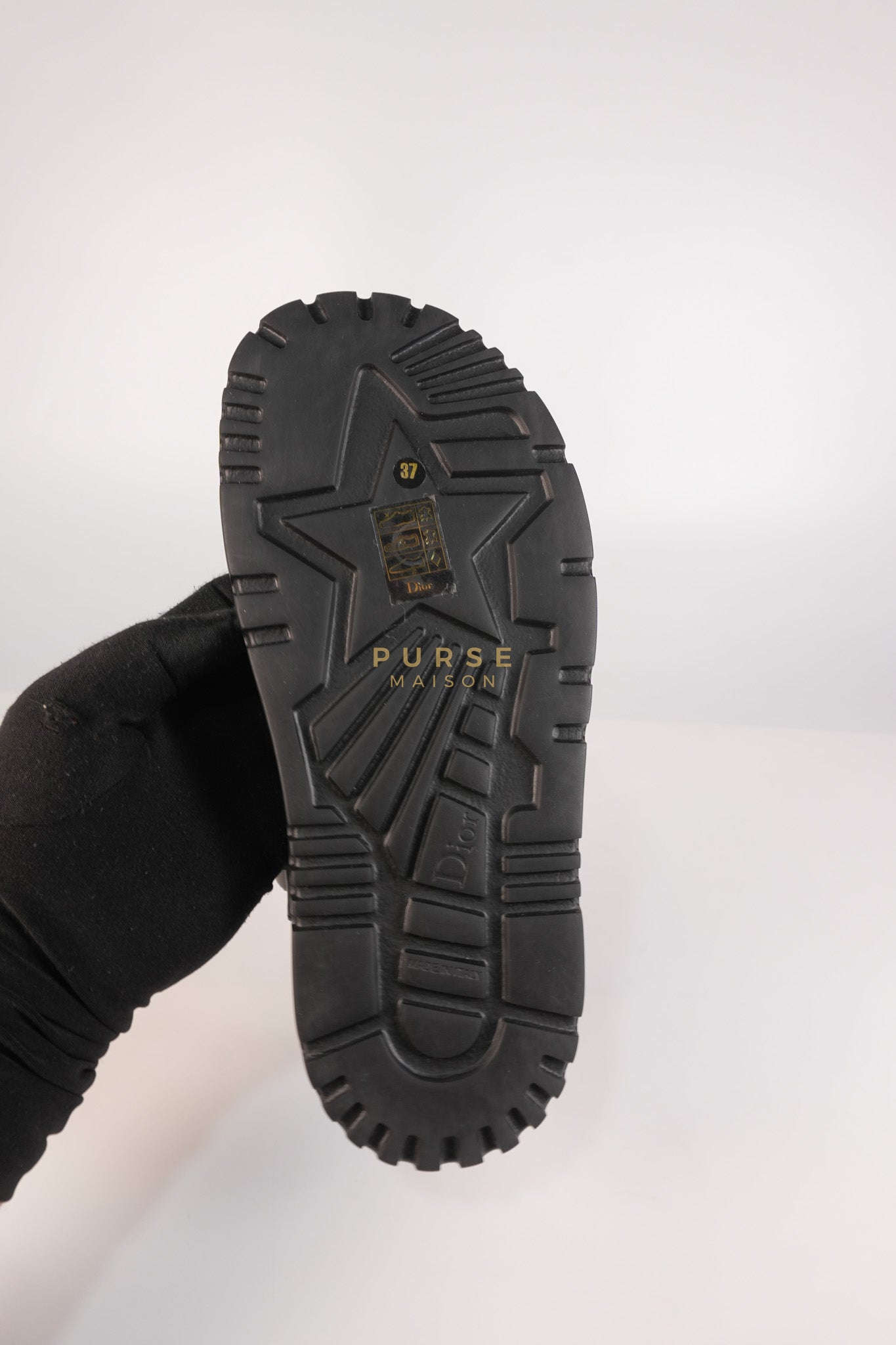 D Wave Sandals in Black Size 37 EU (23.5cm) | Purse Maison Luxury Bags Shop