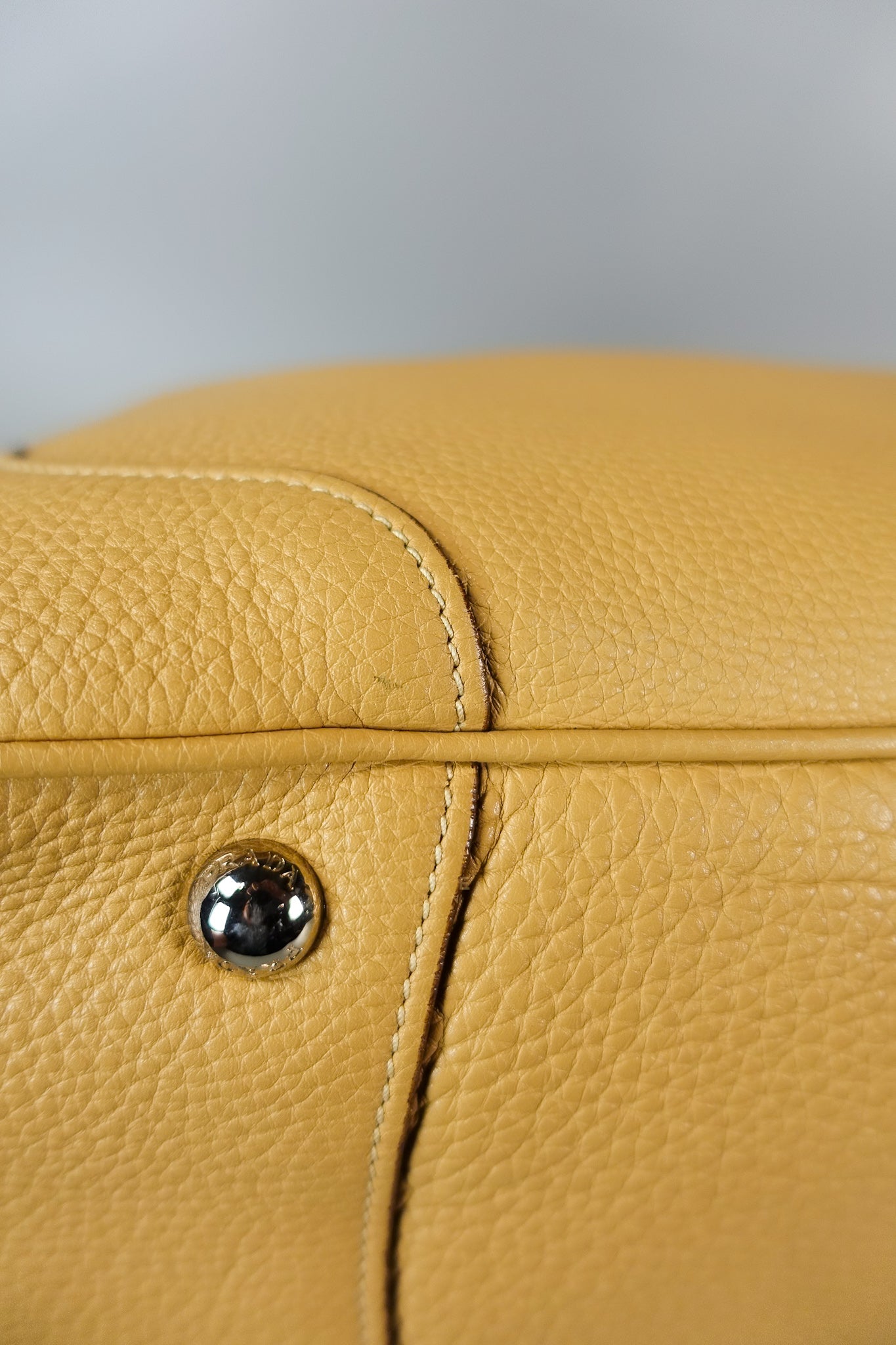 Daino Vitello Braided Handle Open Tote Bag | Purse Maison Luxury Bags Shop