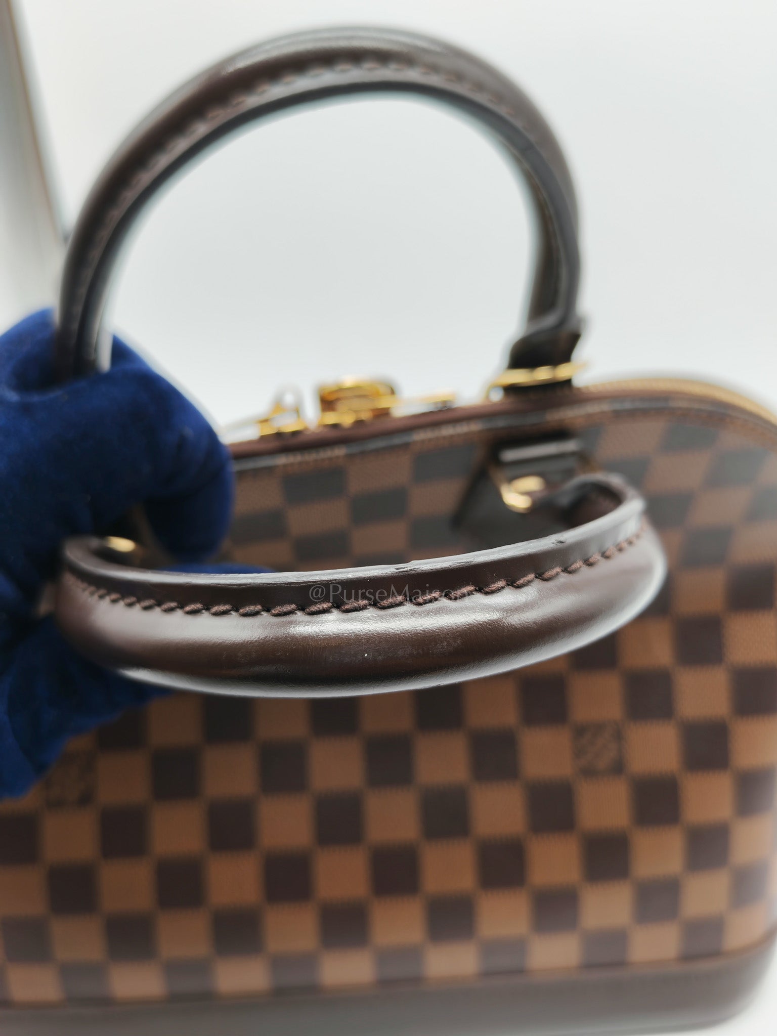 Alma PM in Damier Ebene Canvas Handbag (Date Code: AR1168)