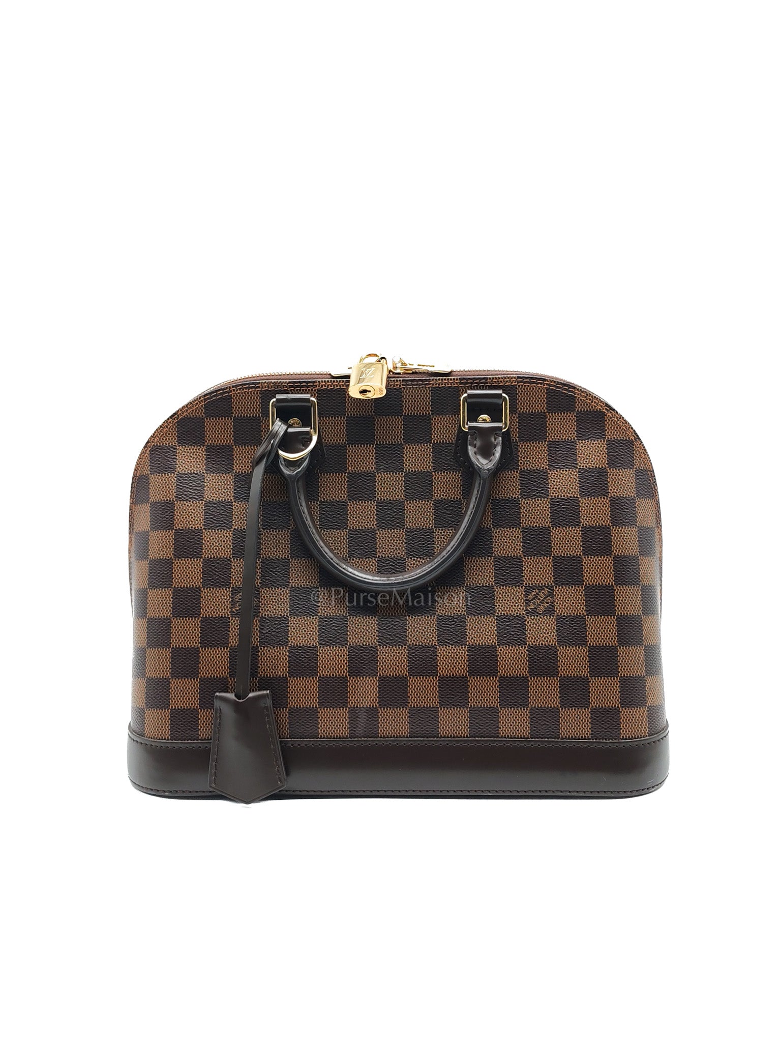 Alma PM in Damier Ebene Canvas Handbag (Date Code: AR1168)