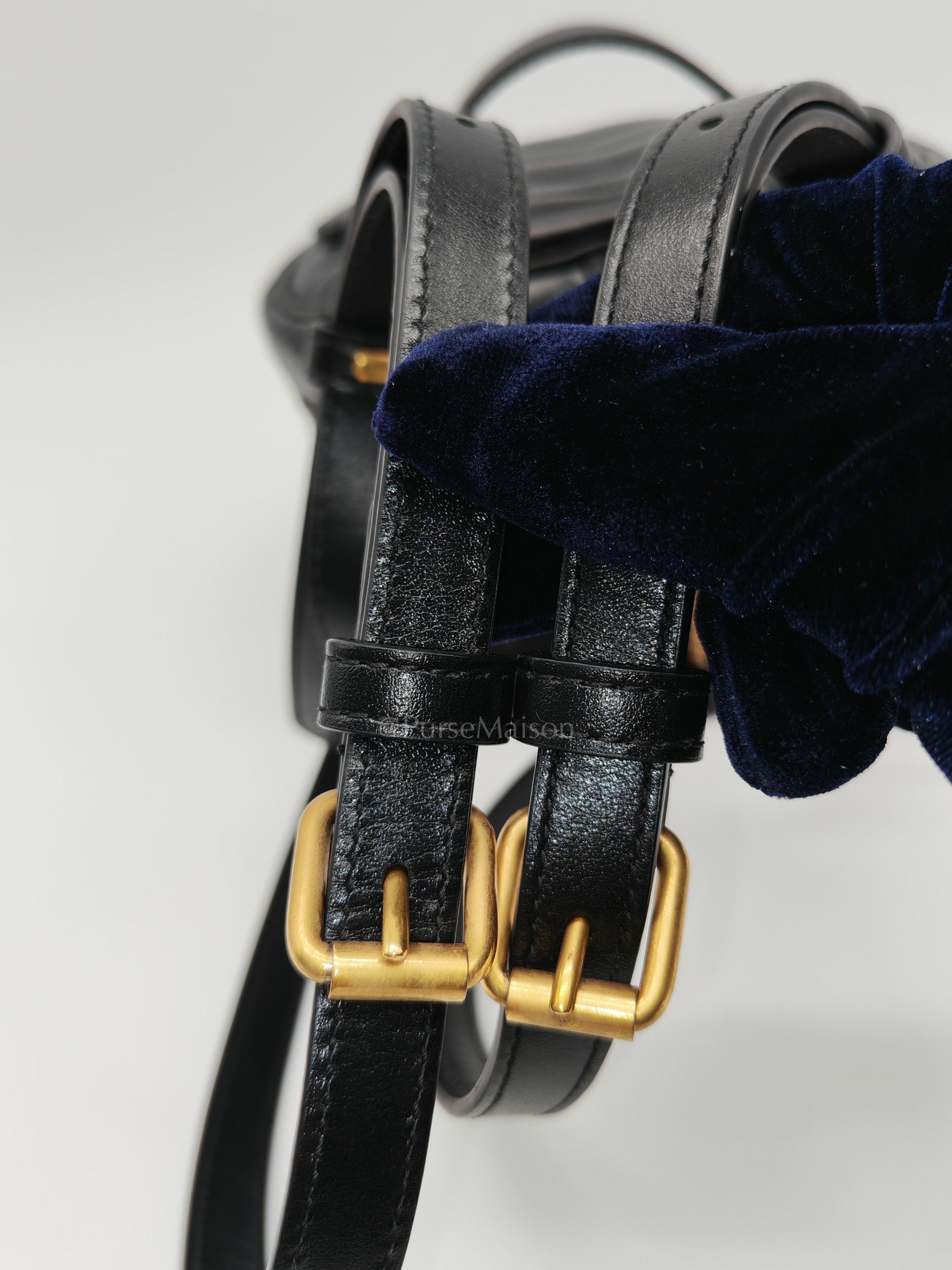 Marmont Black Vanity Matelasse Leather Backpack