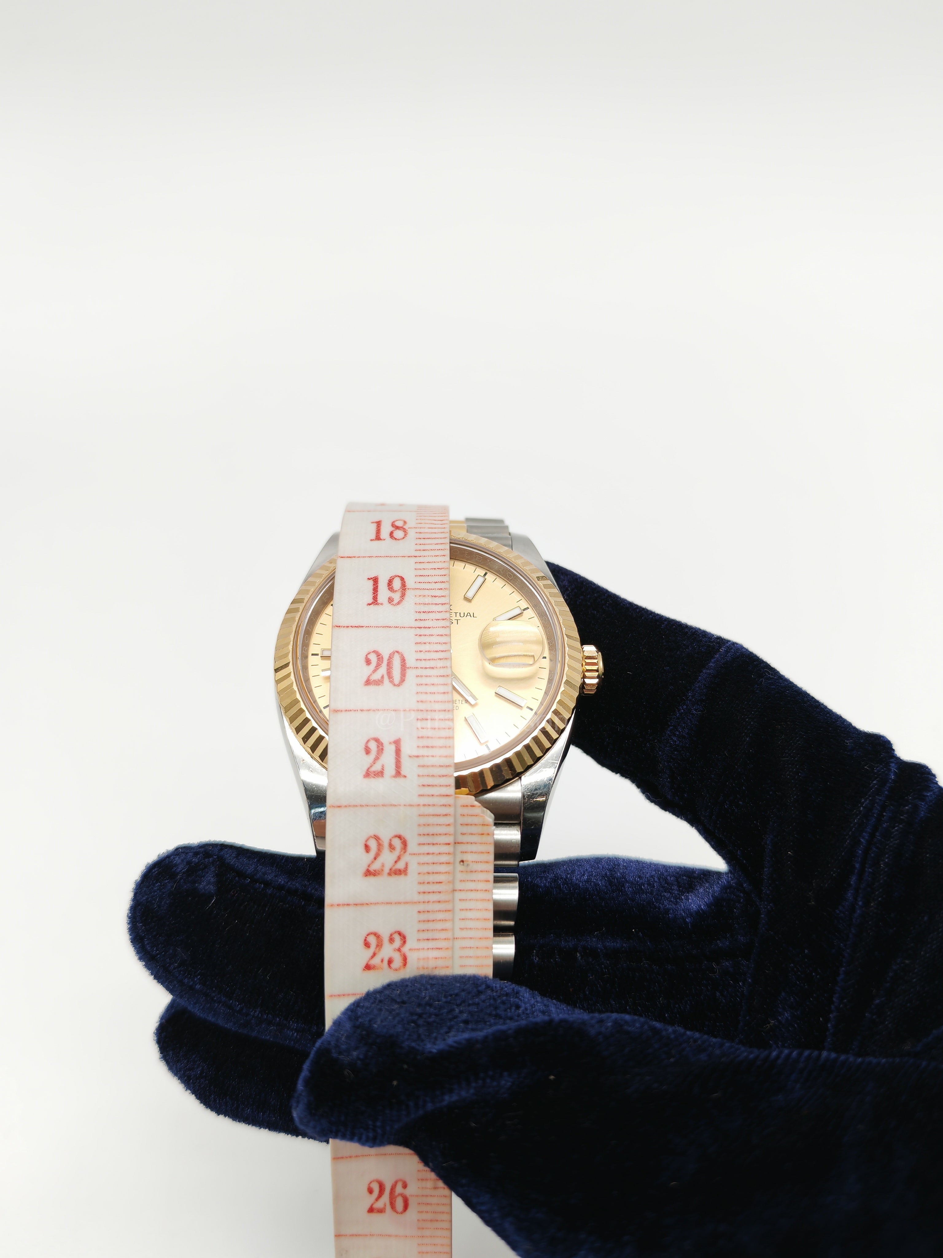 Datejust 36mm Reference 126233 Oyster Steel Yellow Gold Two Tone and Champagne Dial Jubilee Bracelet | Purse Maison Luxury Bags Shop